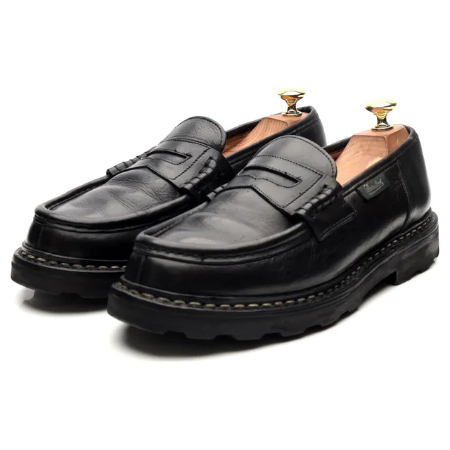 Paraboot Reims mocassins cuir noir pointure UK 8,5