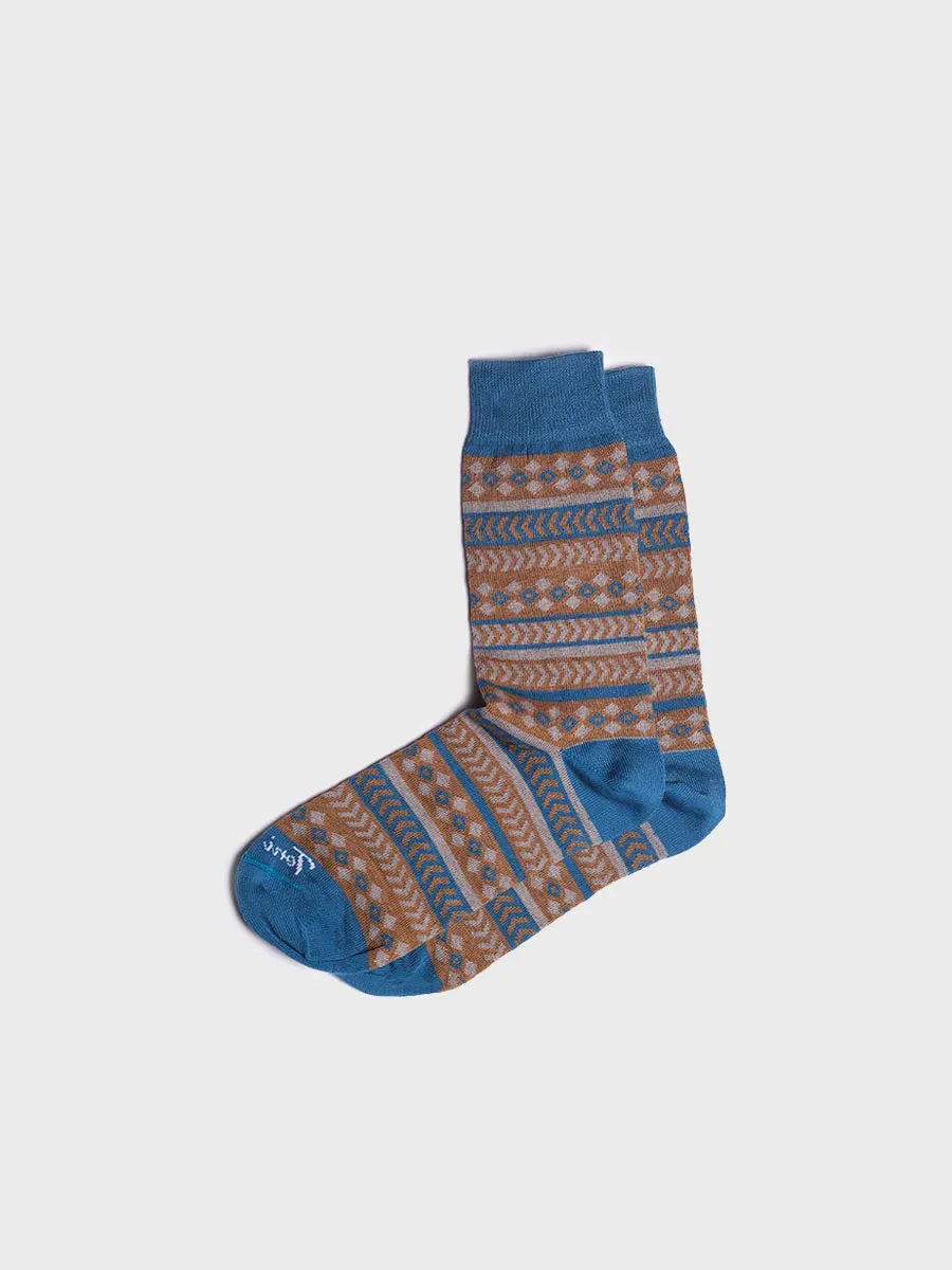 Toni Pons Quel-HK chaussettes coton rayees jean