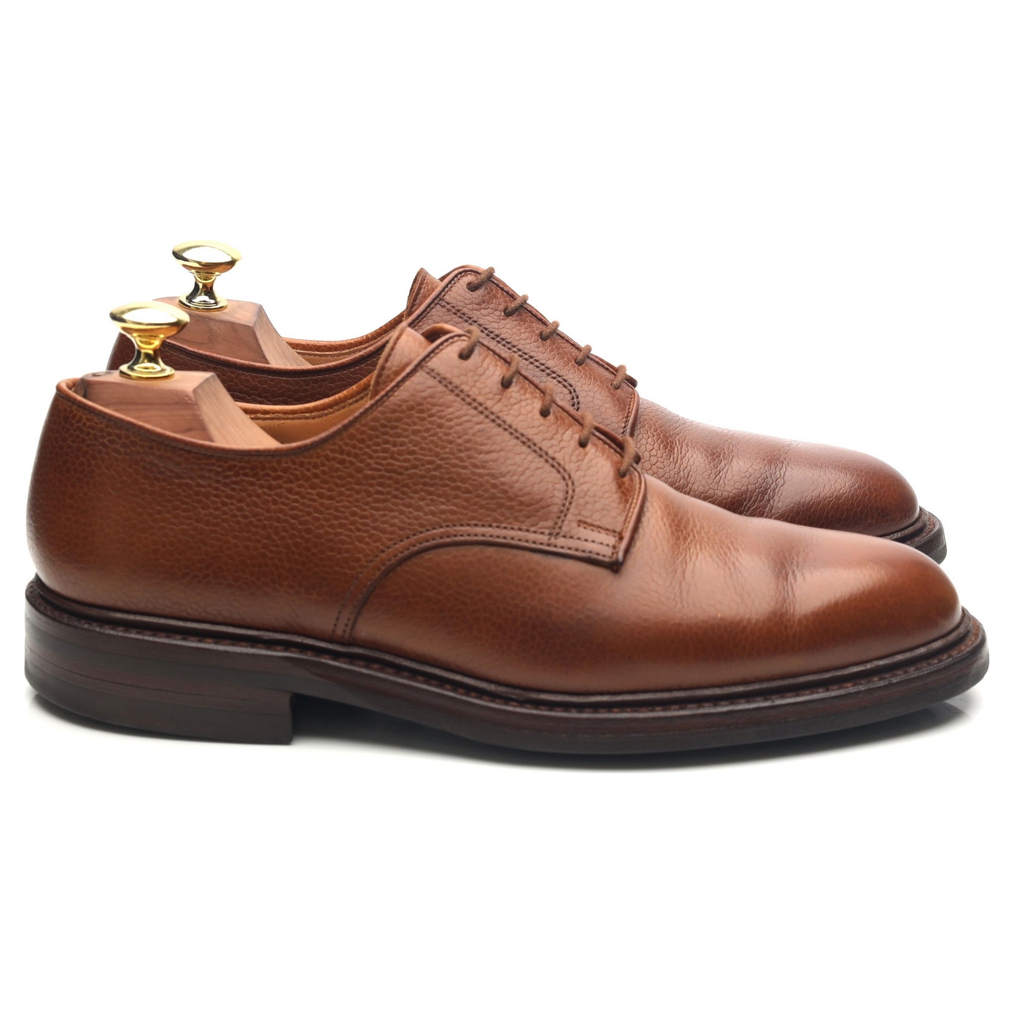 Crockett & Jones Grasmere derby cuir marron UK 7