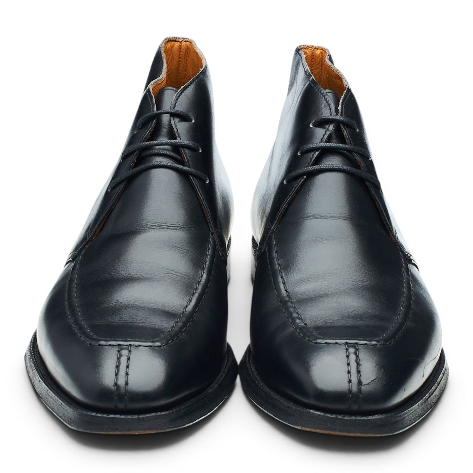 George Cleverley Chukka Bottines cuir noir 7.5 UK