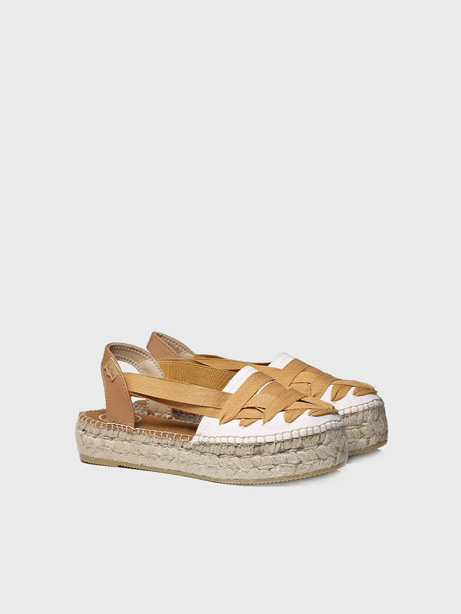 Toni Pons RIO-CU espadrilles ocre à brides croisées