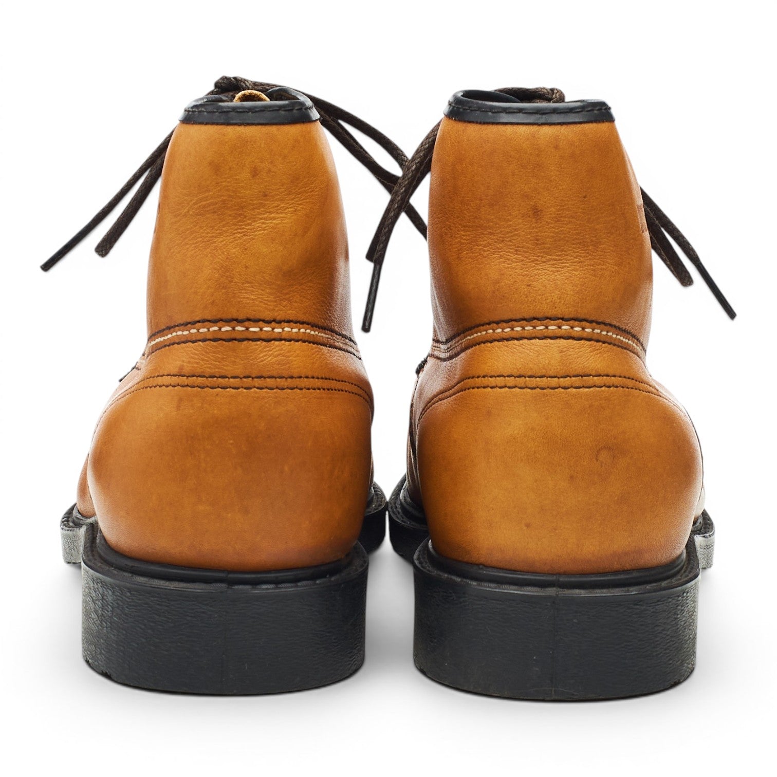 Wolverine 3368 boots cuir marron embout acier UK 7
