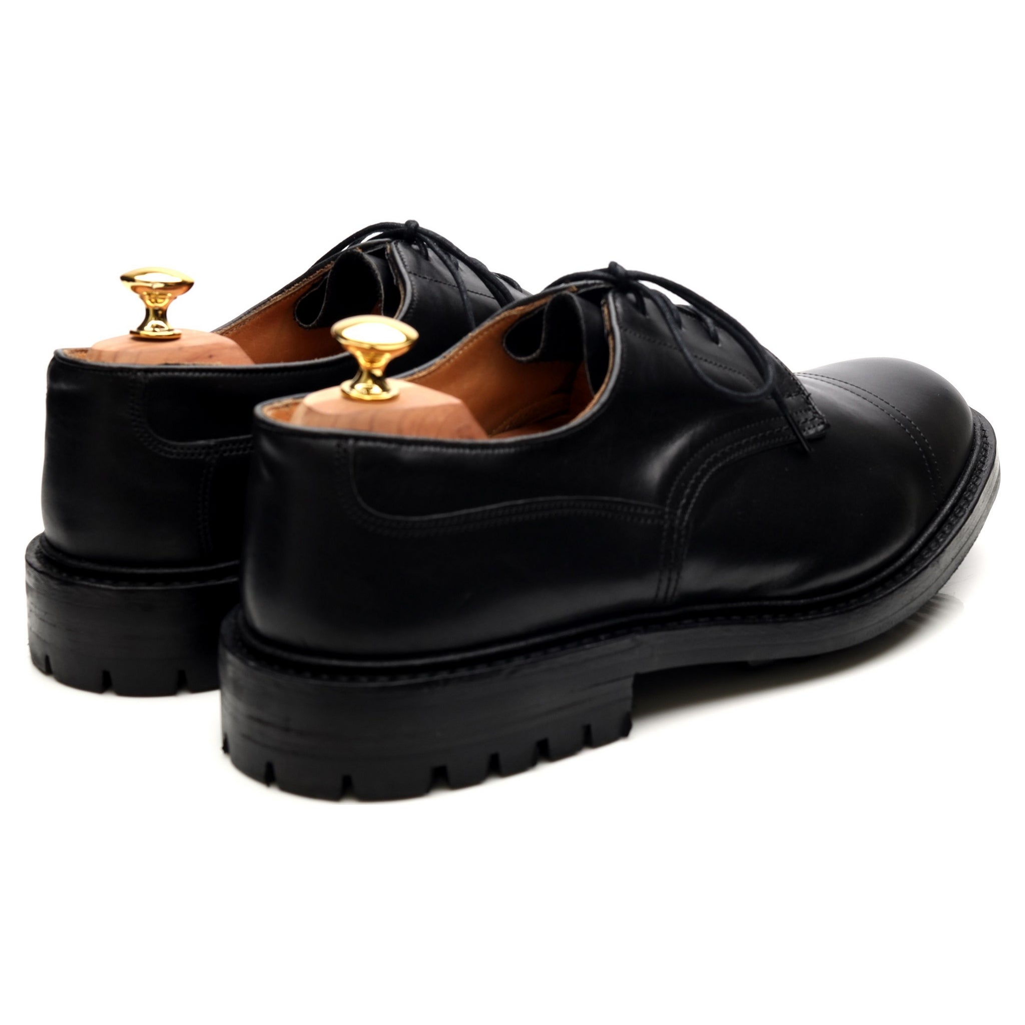 Tricker's Matlock derby cuir noir 10.5 semelle commando