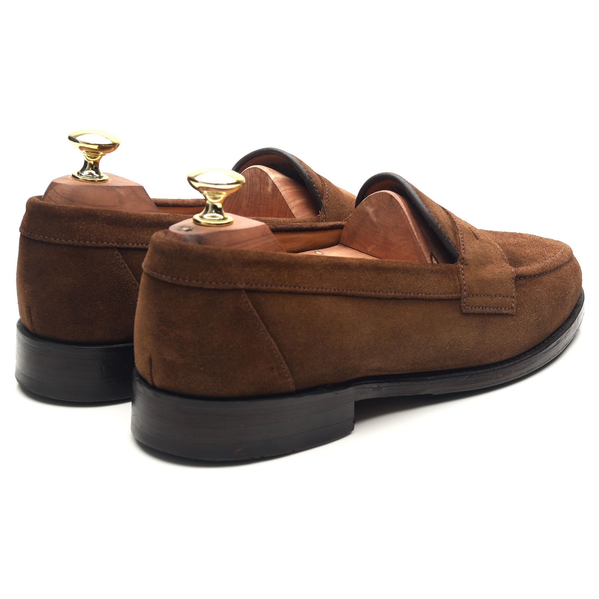 Loake Eton mocassins suède marron UK 7.5