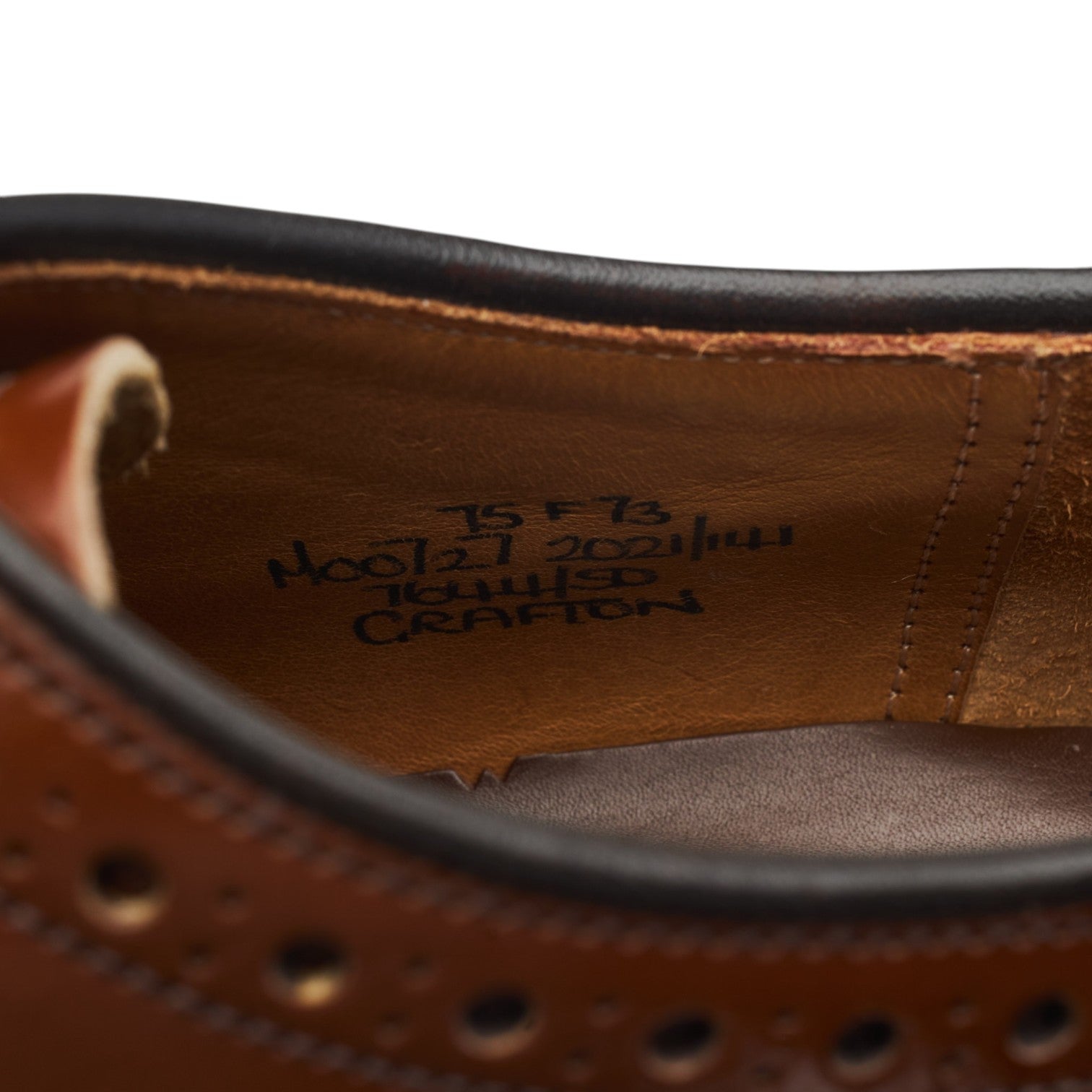 Church’s Grafton derbys brogues cuir marron UK 7,5