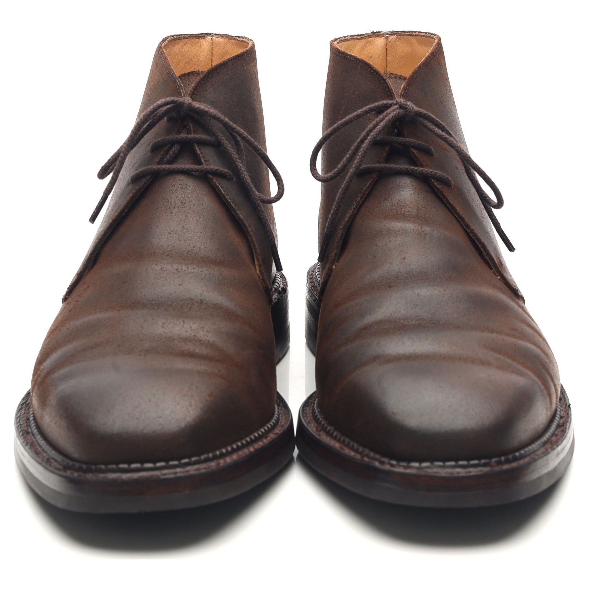 Crockett & Jones Molton bottines chukka daim marron 8,5