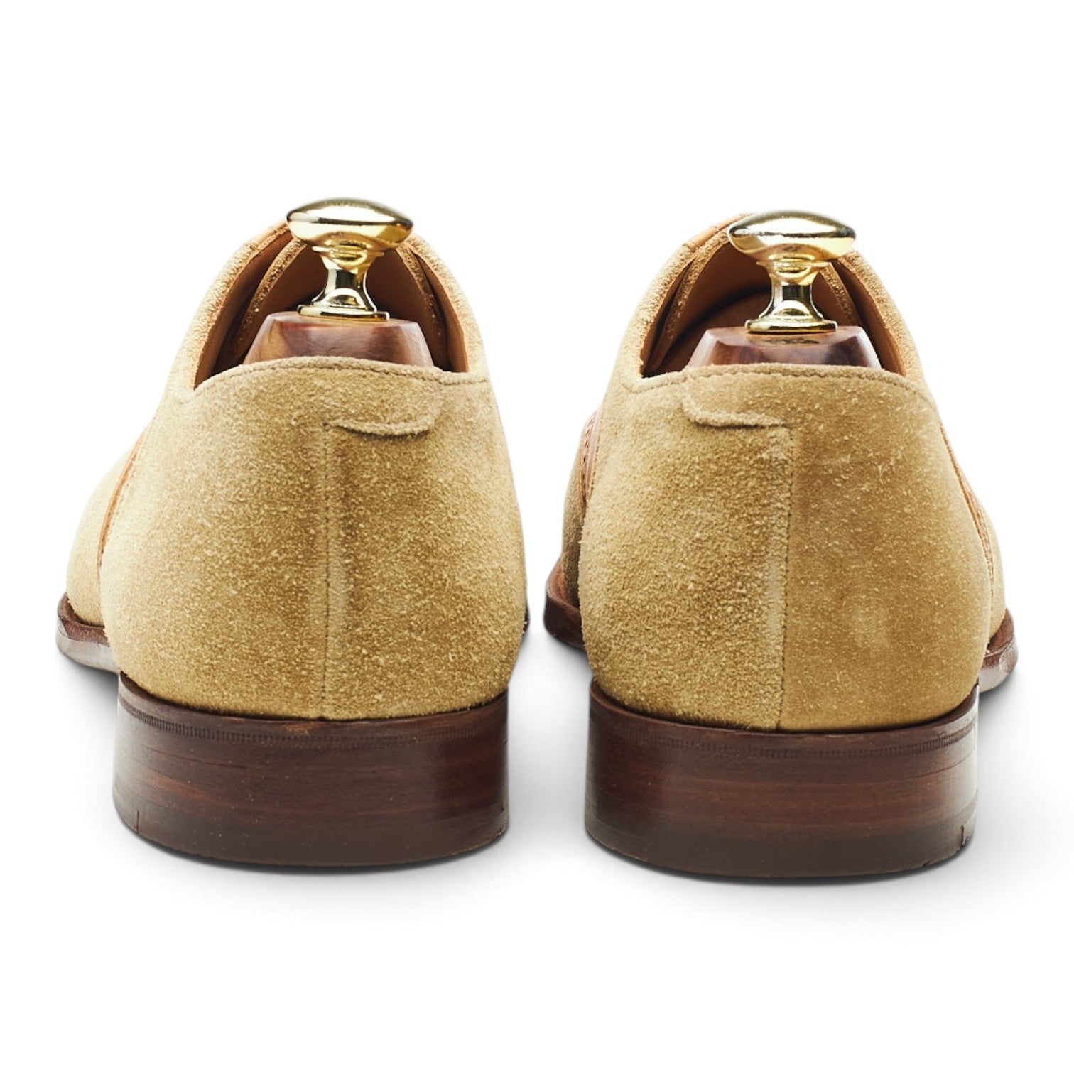 Peal & Co richelieu saddle daim beige UK 7,5