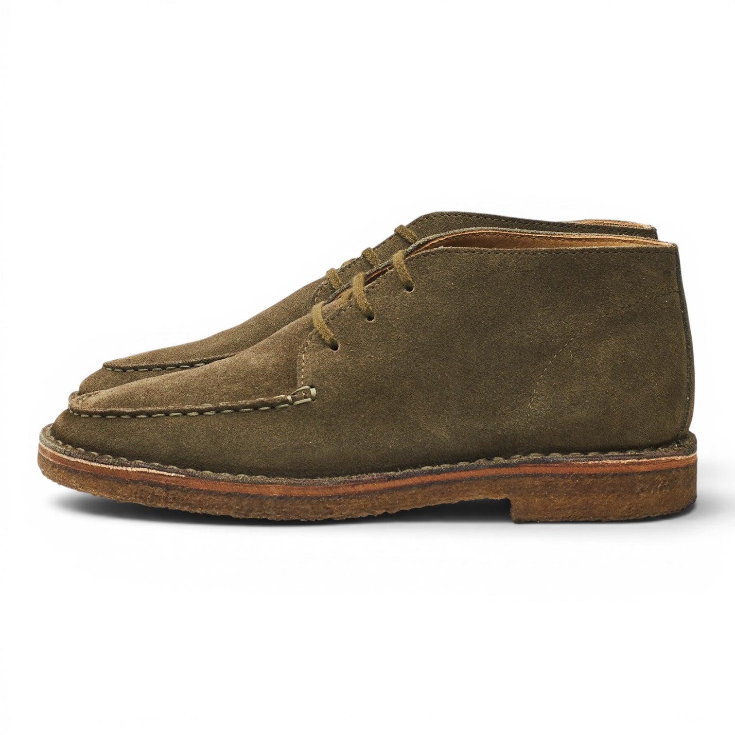 Drake's Crosby bottines chukka daim vert 7.5