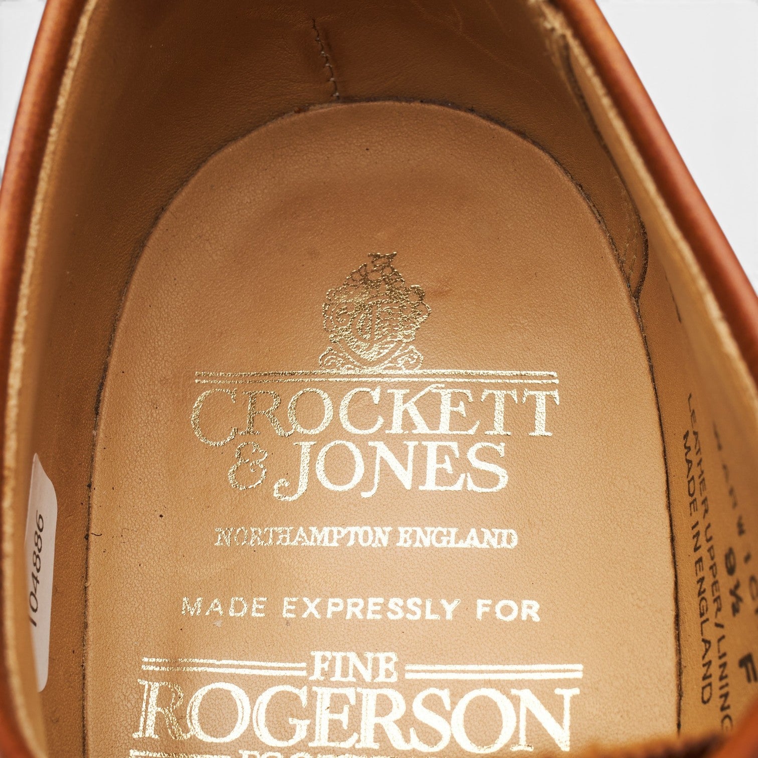 Crockett & Jones Warwick derbies brogues cuir marron 9,5