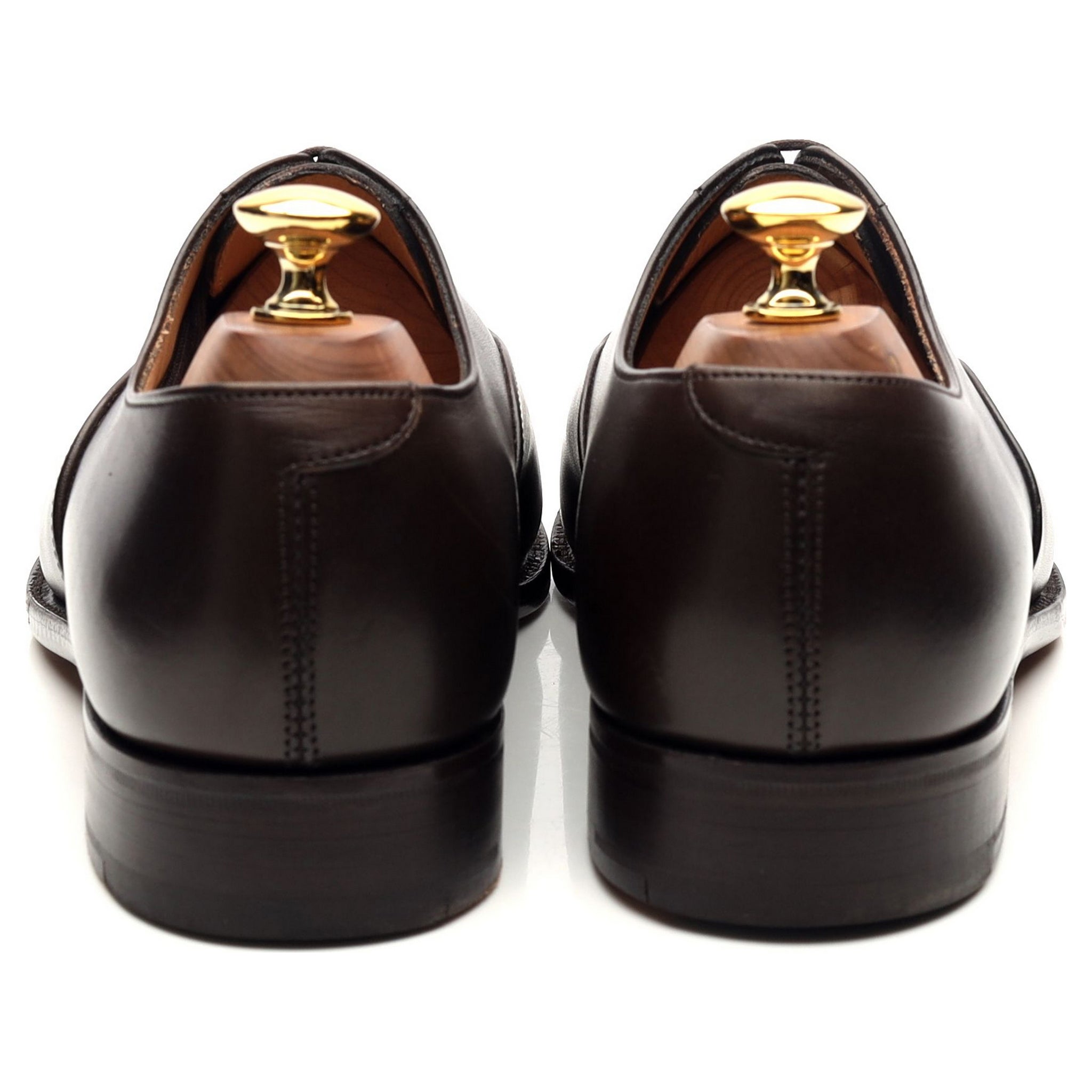 Tricker's Henley oxford cuir marron UK 6.5
