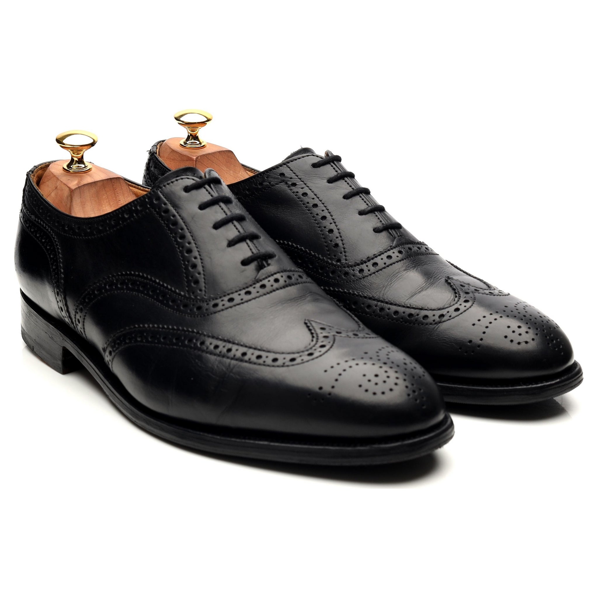 Tricker’s brogues cuir noir pointure UK 10