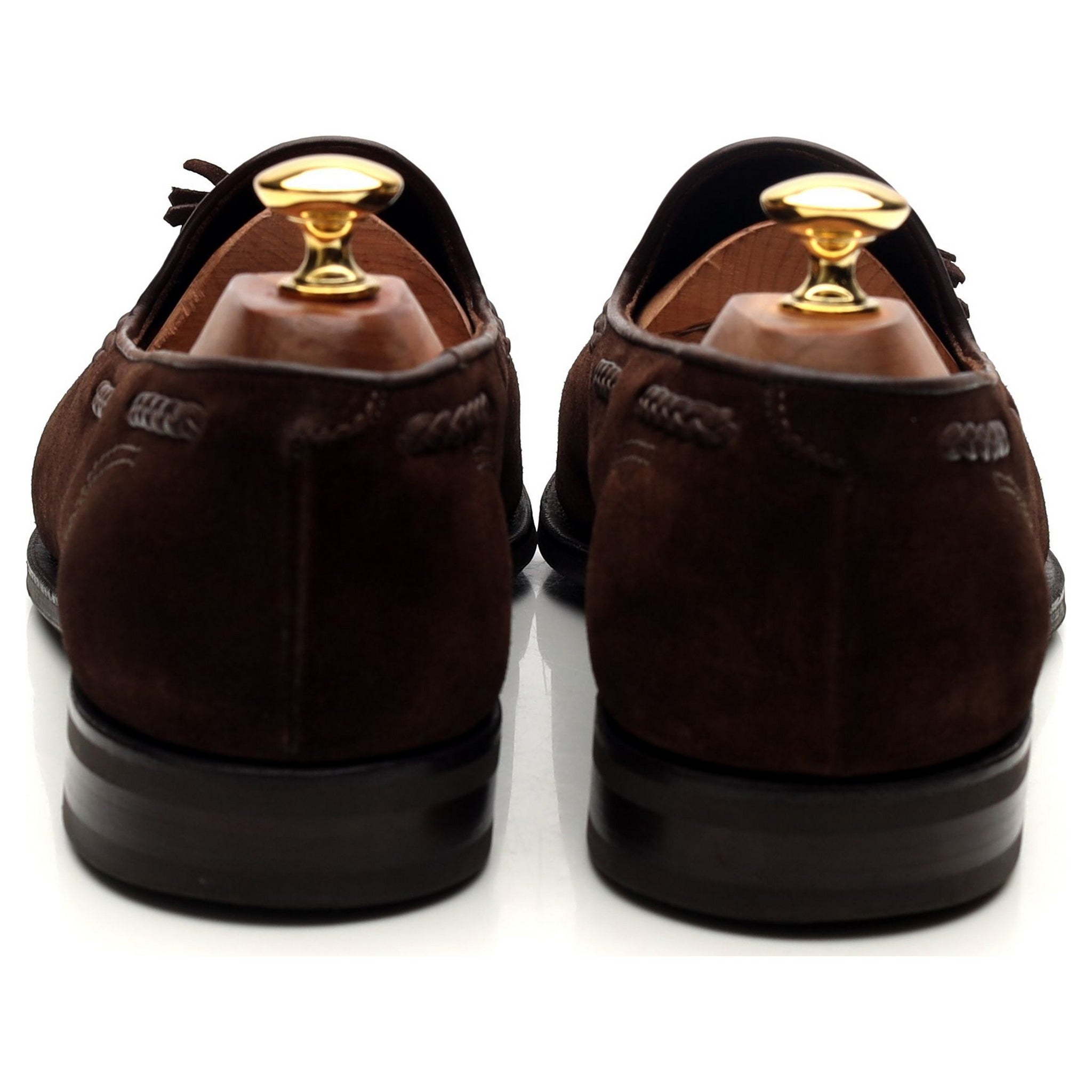 Edward Green Belgravia mocassins homme marron UK 9 daim