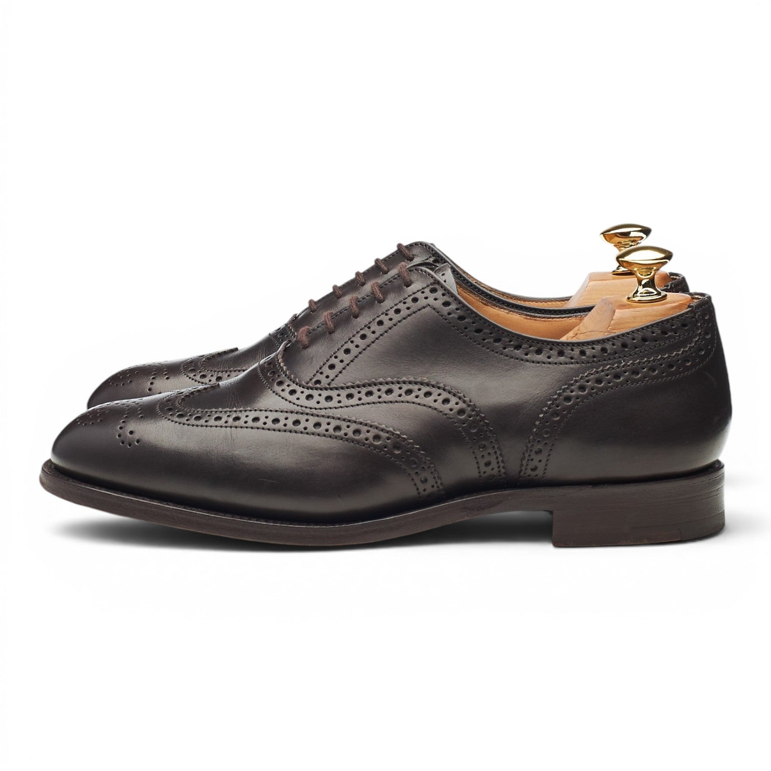 Tricker's Epsom richelieu cuir marron pointure UK 6.5