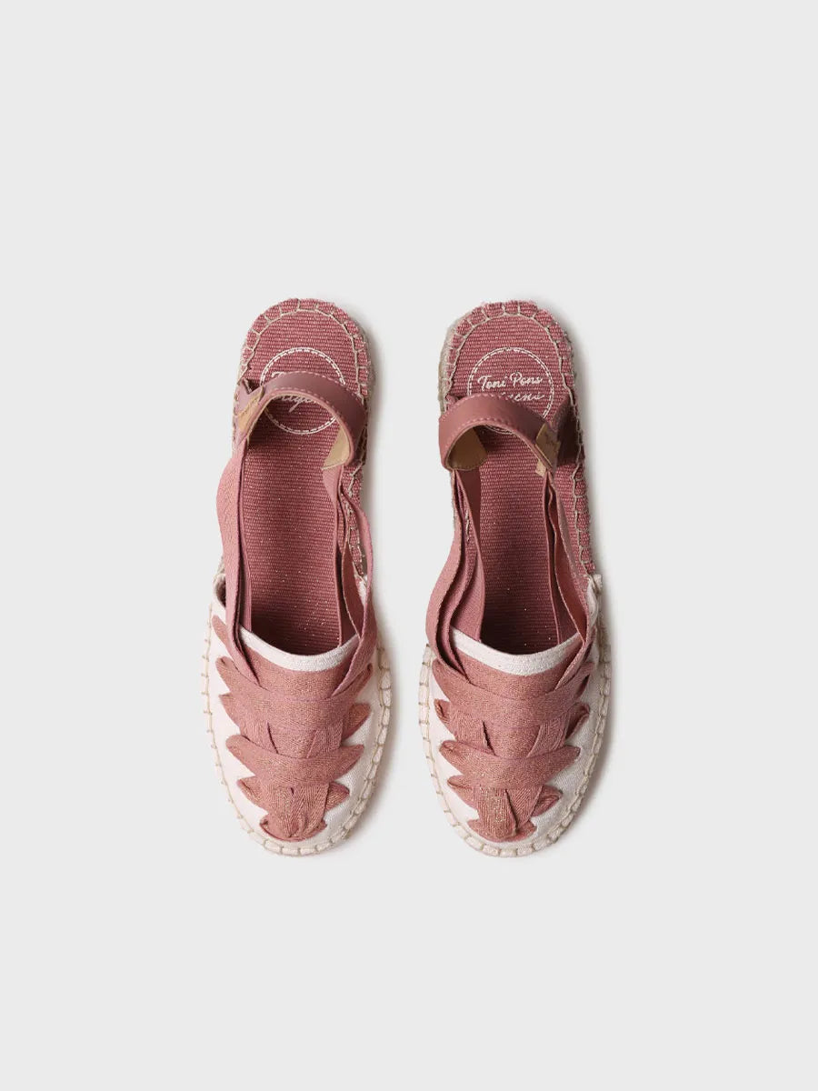 Toni Pons Tracy-CZ espadrilles compensees blush