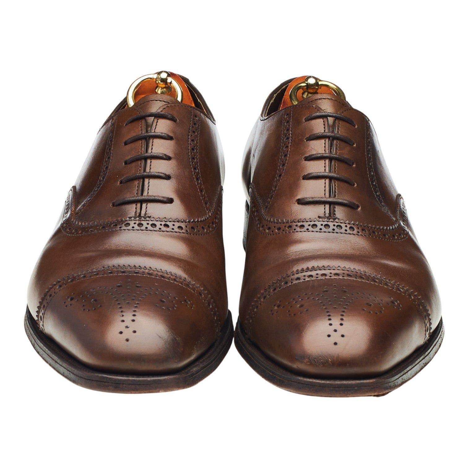 Edward Green Asquith richelieu cuir marron pointure UK 9