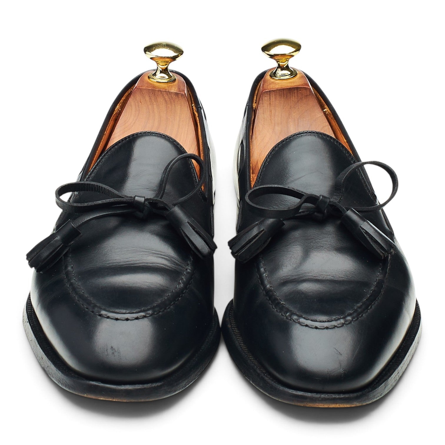 Ralph Lauren Davis mocassins cuir noir 7 UK