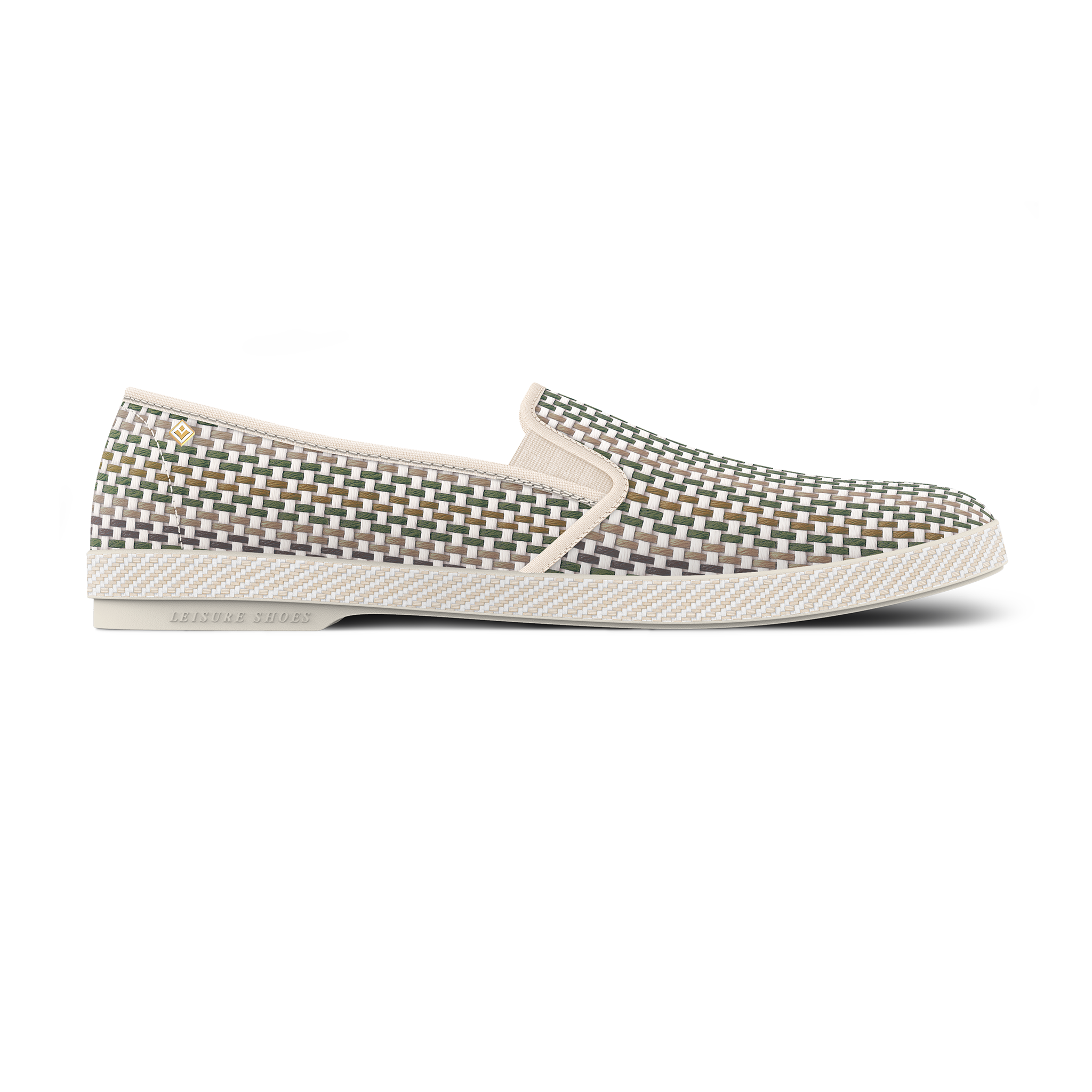 Rivieras Classic Verona 3145 espadrilles kaki tressé