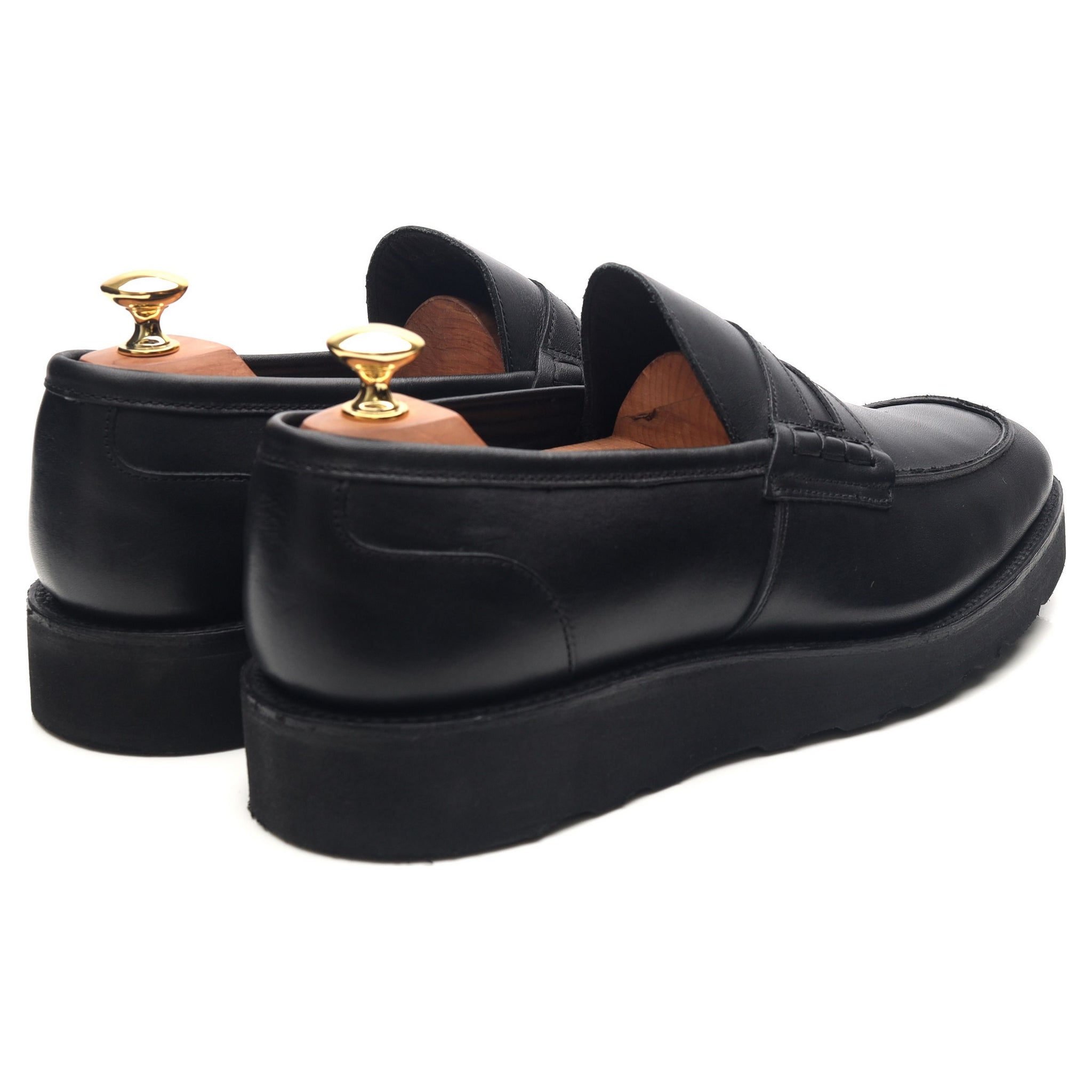 Studio Nicholson mocassins cuir noir UK 9