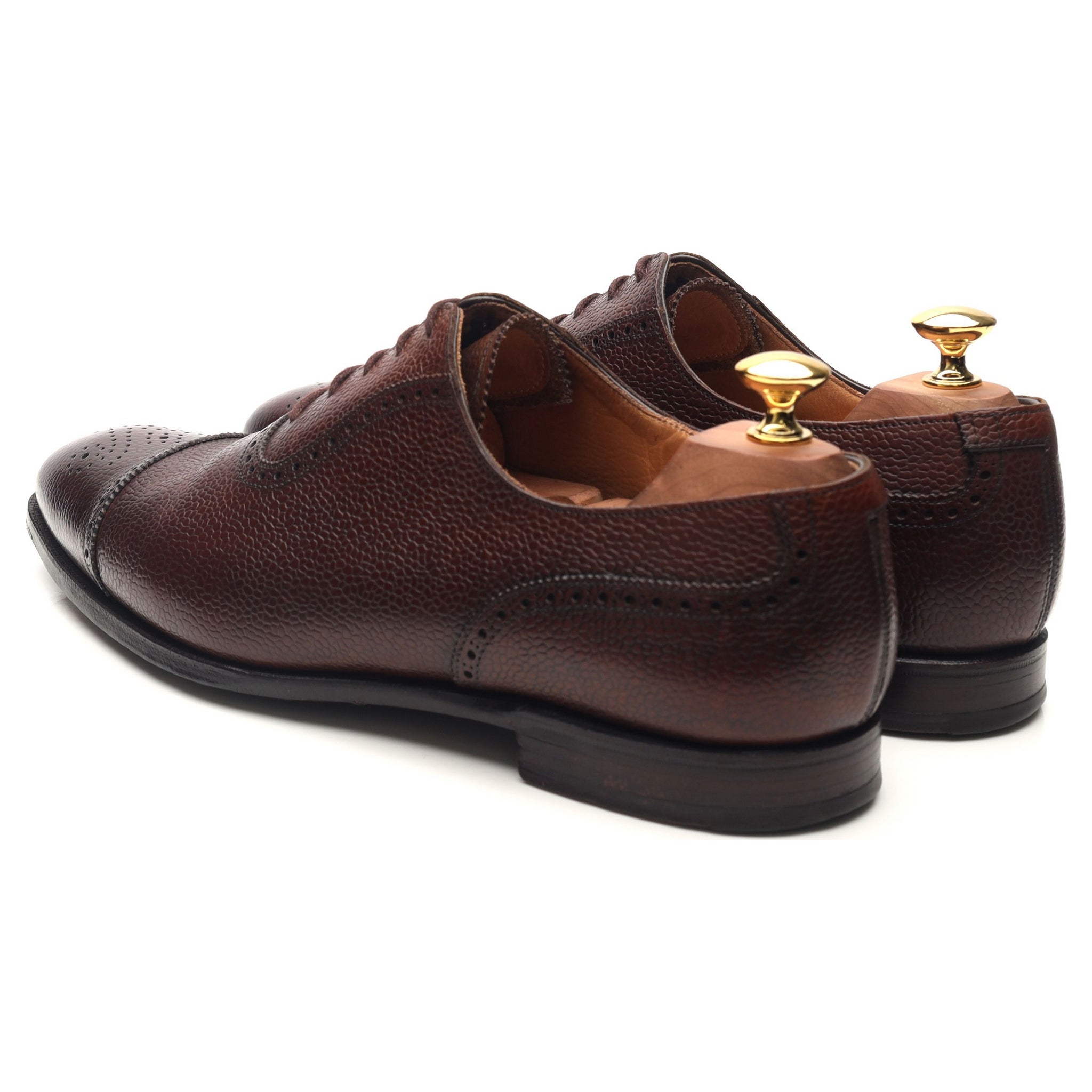 George Cleverley Adam chaussures oxford marron UK 9
