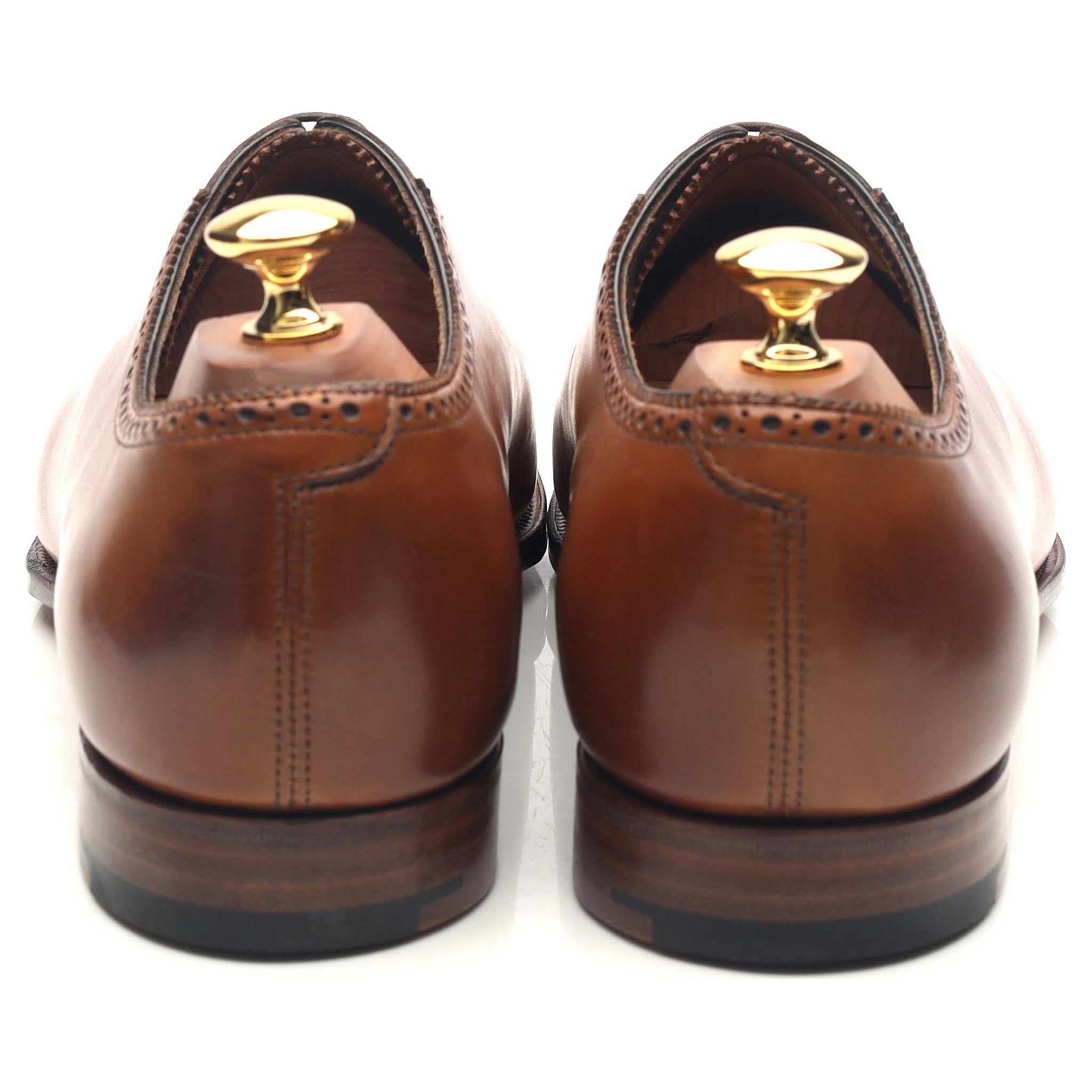 Edward Green Walcot richelieu cuir marron UK 9,5