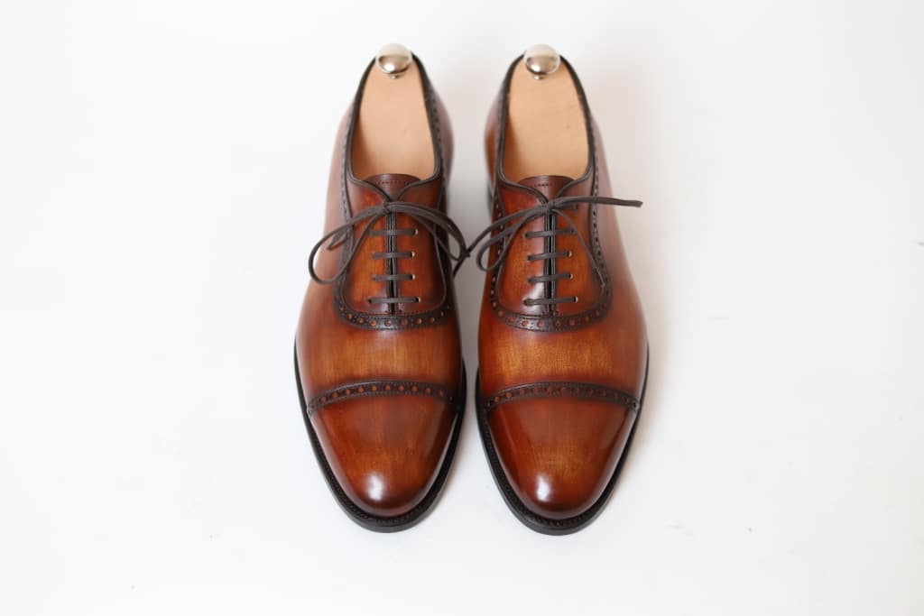 Malfroid Bristol oxford cuir pour patine
