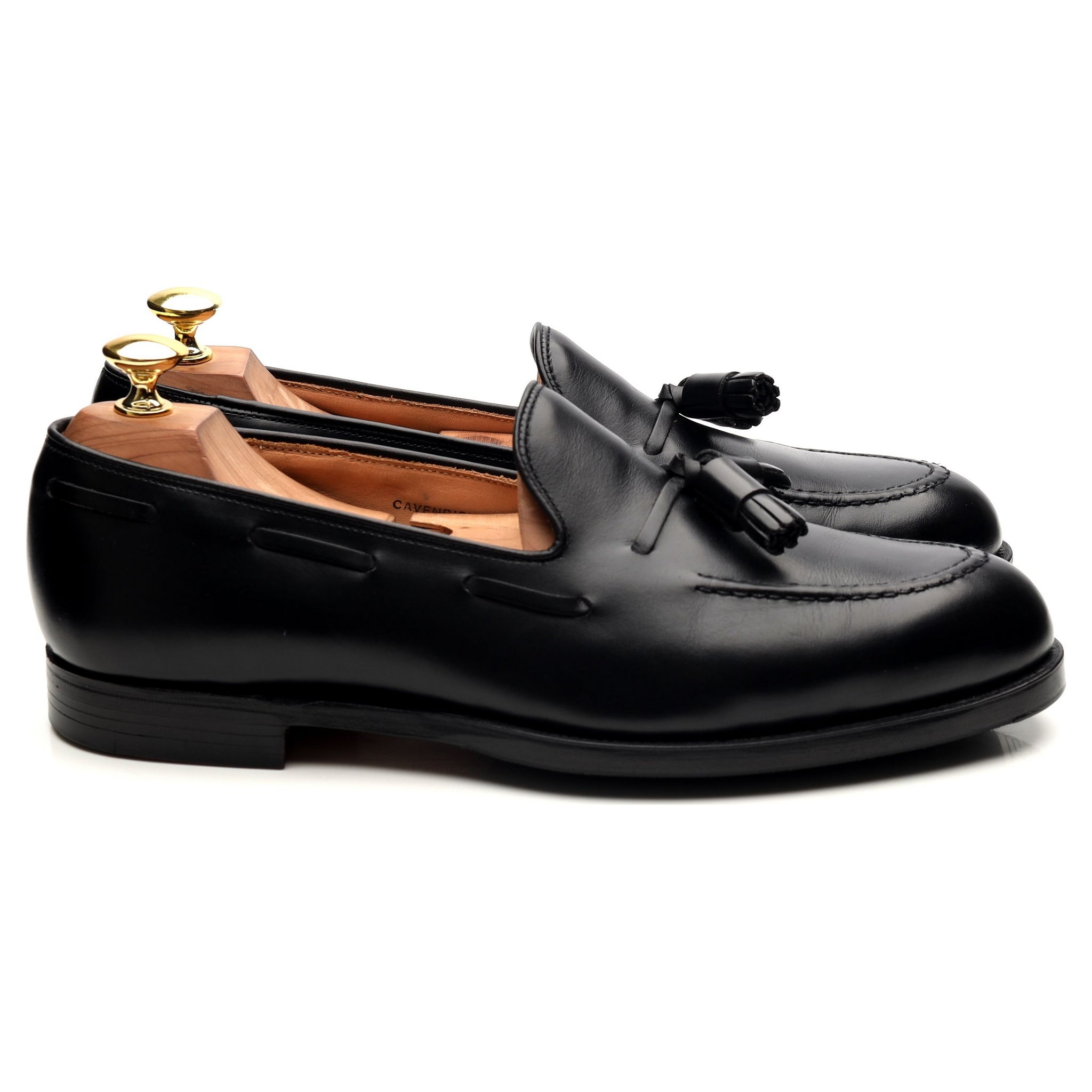 Crockett & Jones Cavendish 2 mocassins cuir noir UK 8