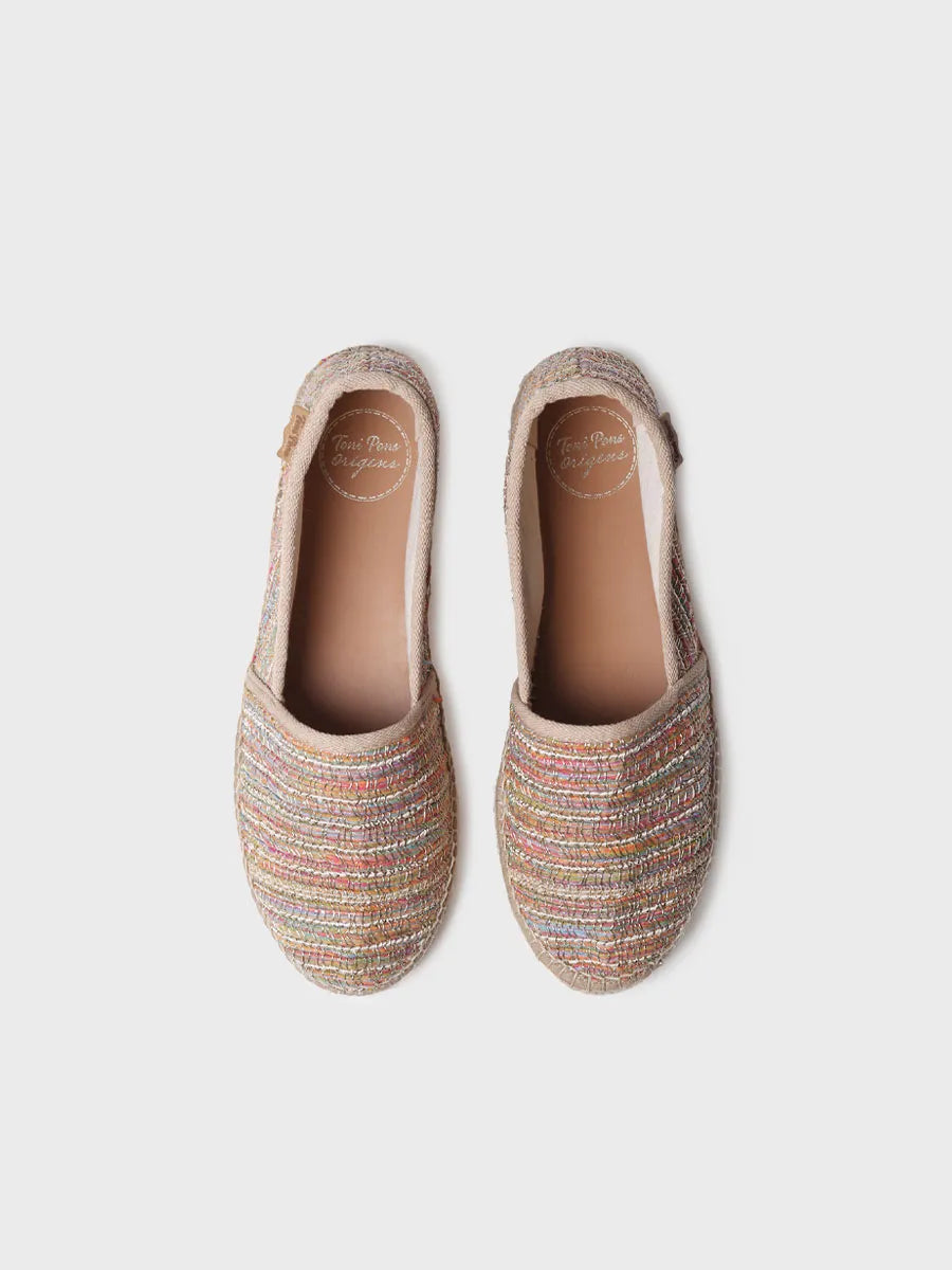 Toni Pons Alma-CL espadrille plate lurex femme