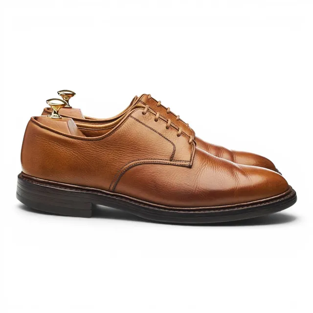 Crockett & Jones Grasmere derby cuir marron UK 9 grainé