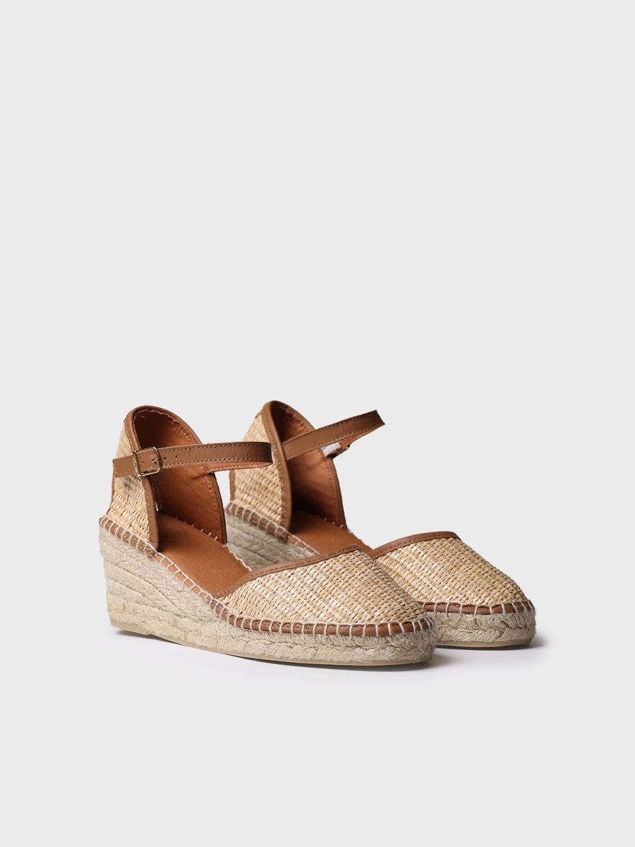 Toni Pons Sonia-RP espadrille compensée raphia 6 cm