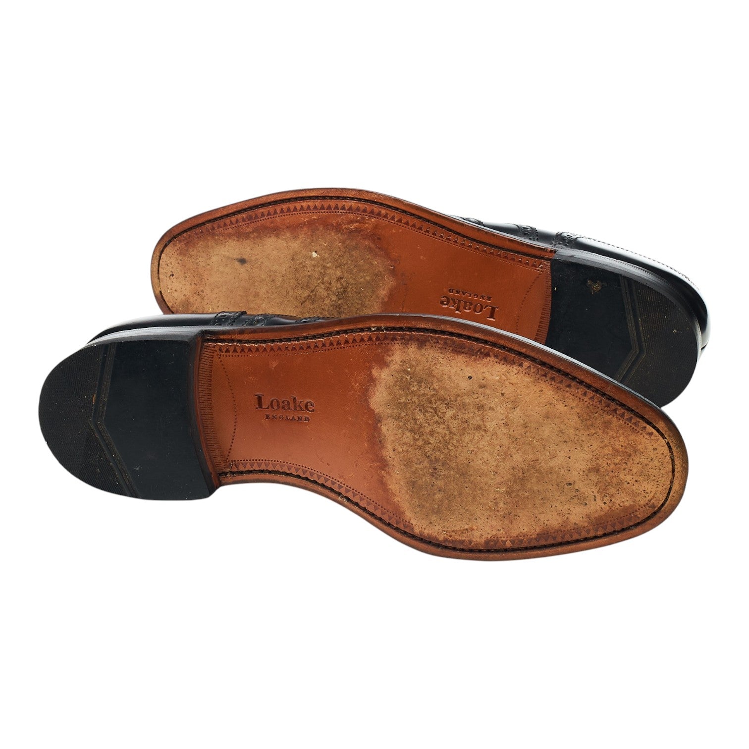 Loake 202B oxford cuir noir pointure 8