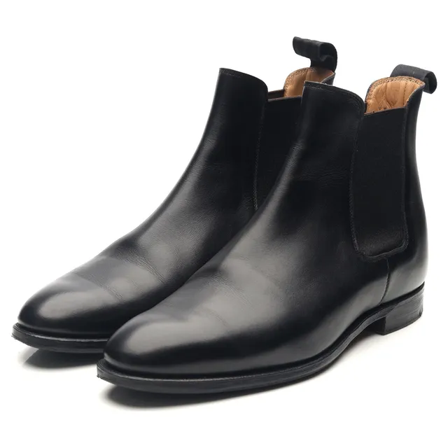 Crockett & Jones Bonnie boots chelsea noir UK 5 cuir
