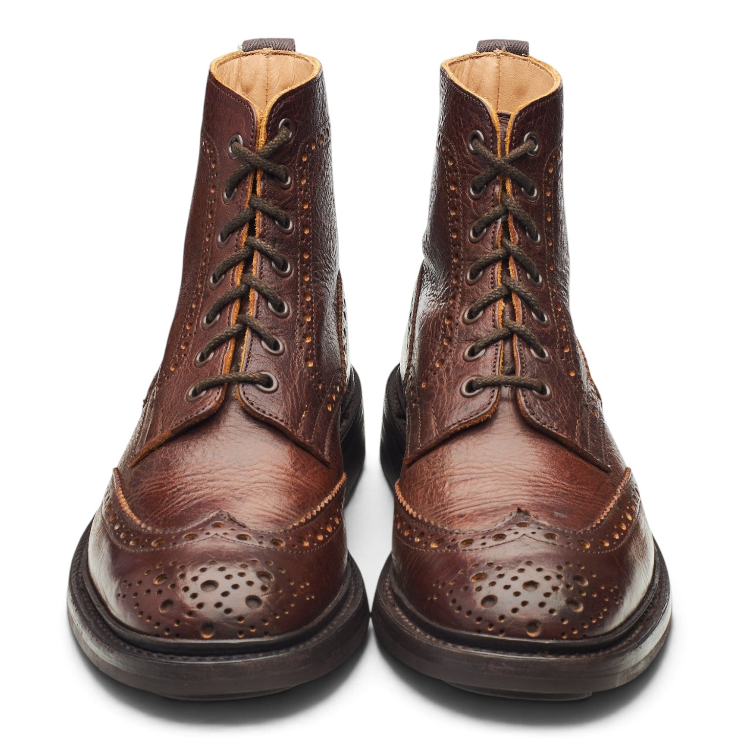 Tricker's Stow boots cuir kudu marron UK 8