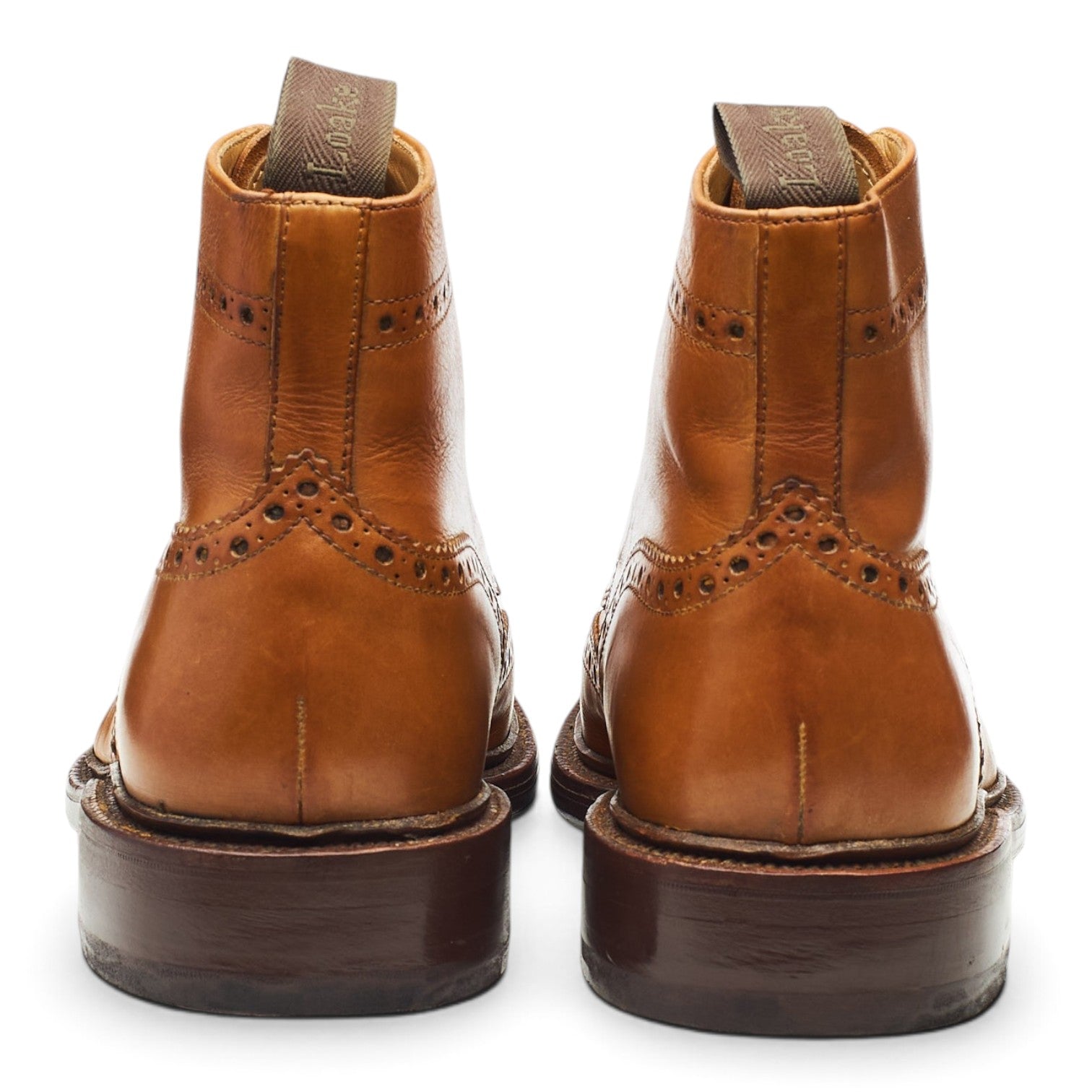 Loake 1880 Burford 2 boots brogue cuir marron UK 7