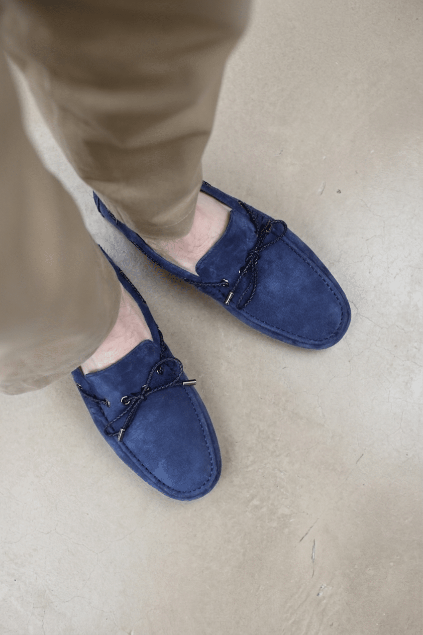 Malfroid Driver mocassin à picots cuir