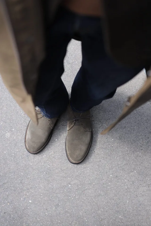Malfroid Izoard Loft desert boots veau velours