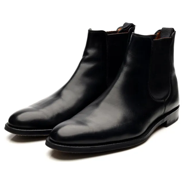 Cheaney Threadneedle bottines chelsea cuir noir UK 7.5