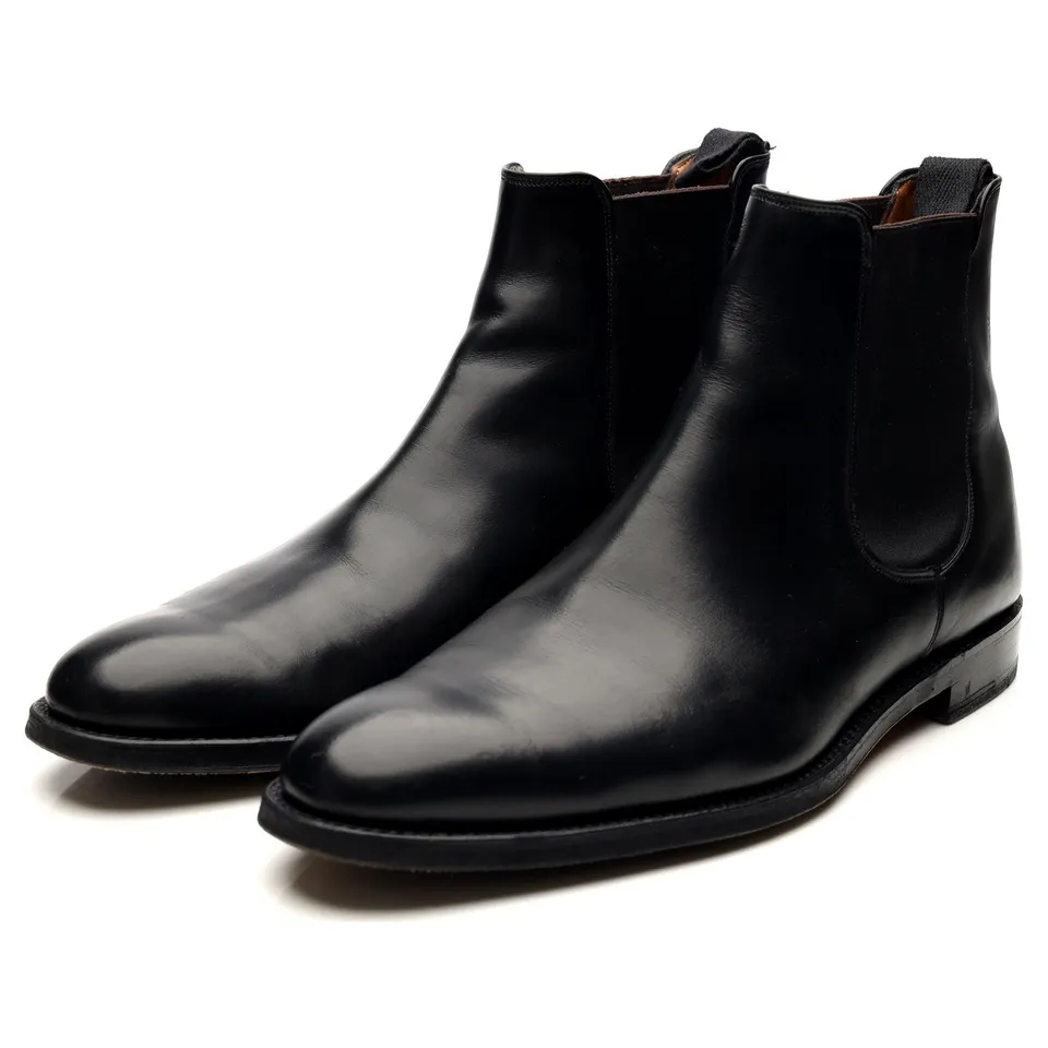 Cheaney Threadneedle bottines chelsea cuir noir UK 7.5