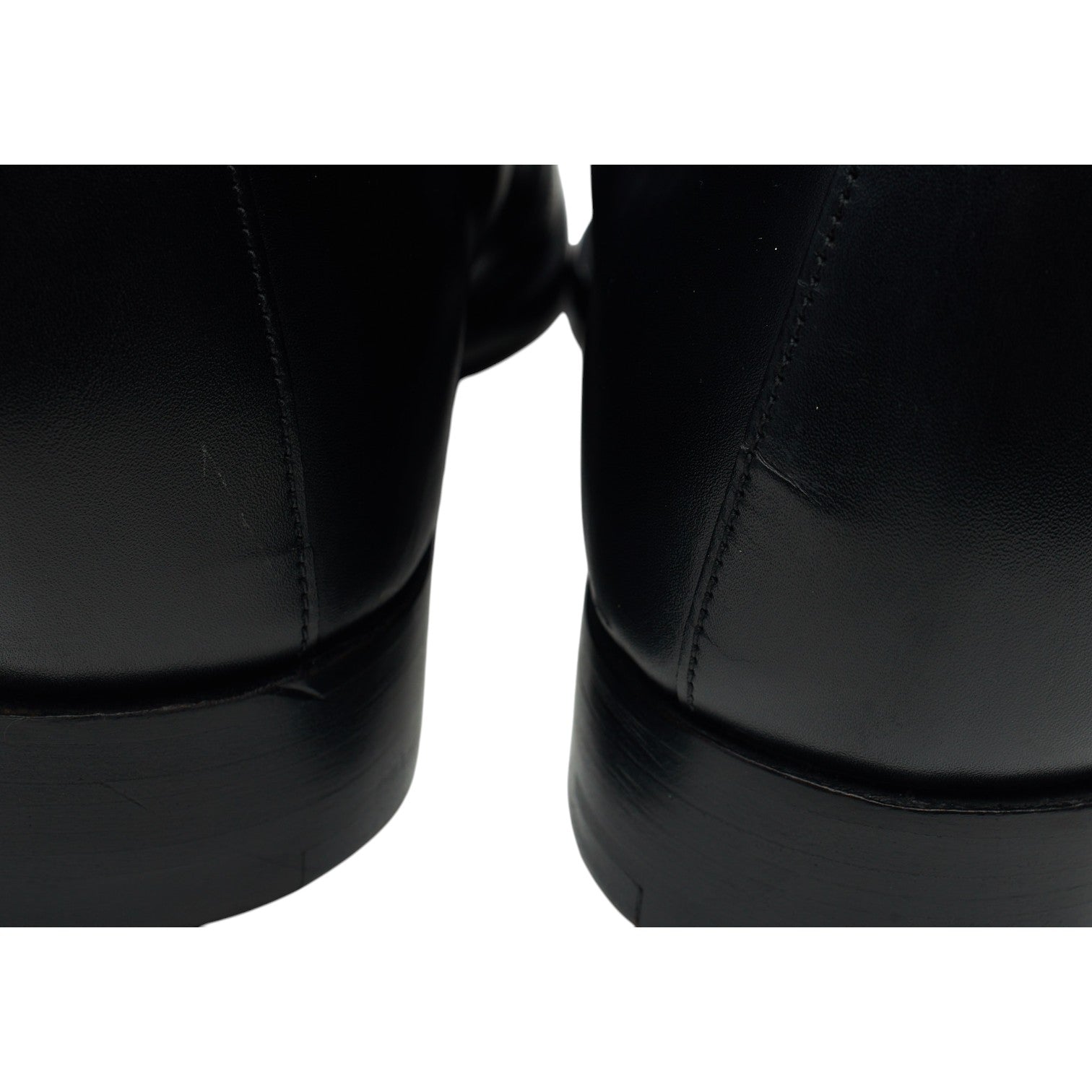 Barker Luxembourg bottines chelsea cuir noir pointure 10,5 semelle cuir