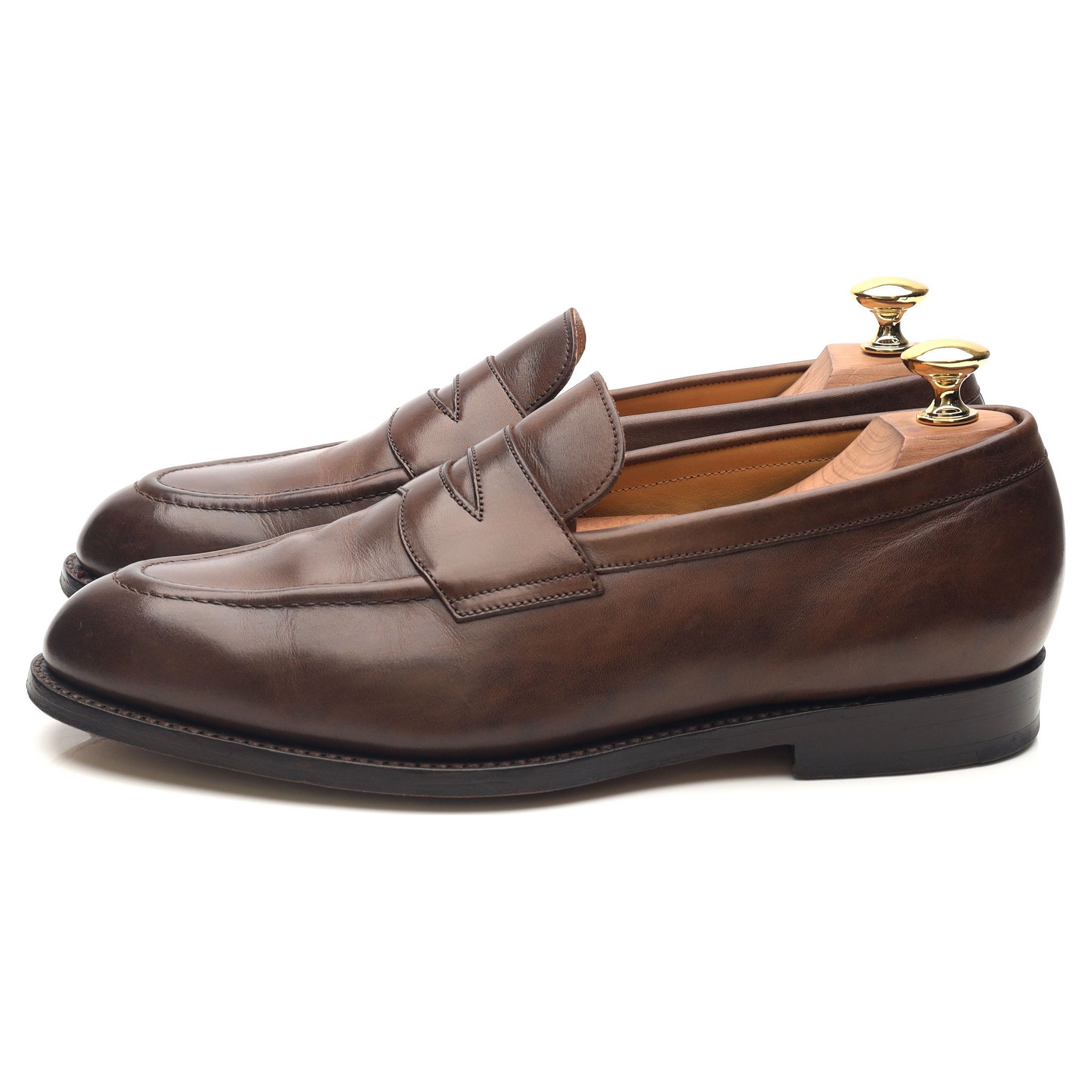 Tricker's Harvard mocassin cuir marron pointure UK 6,5