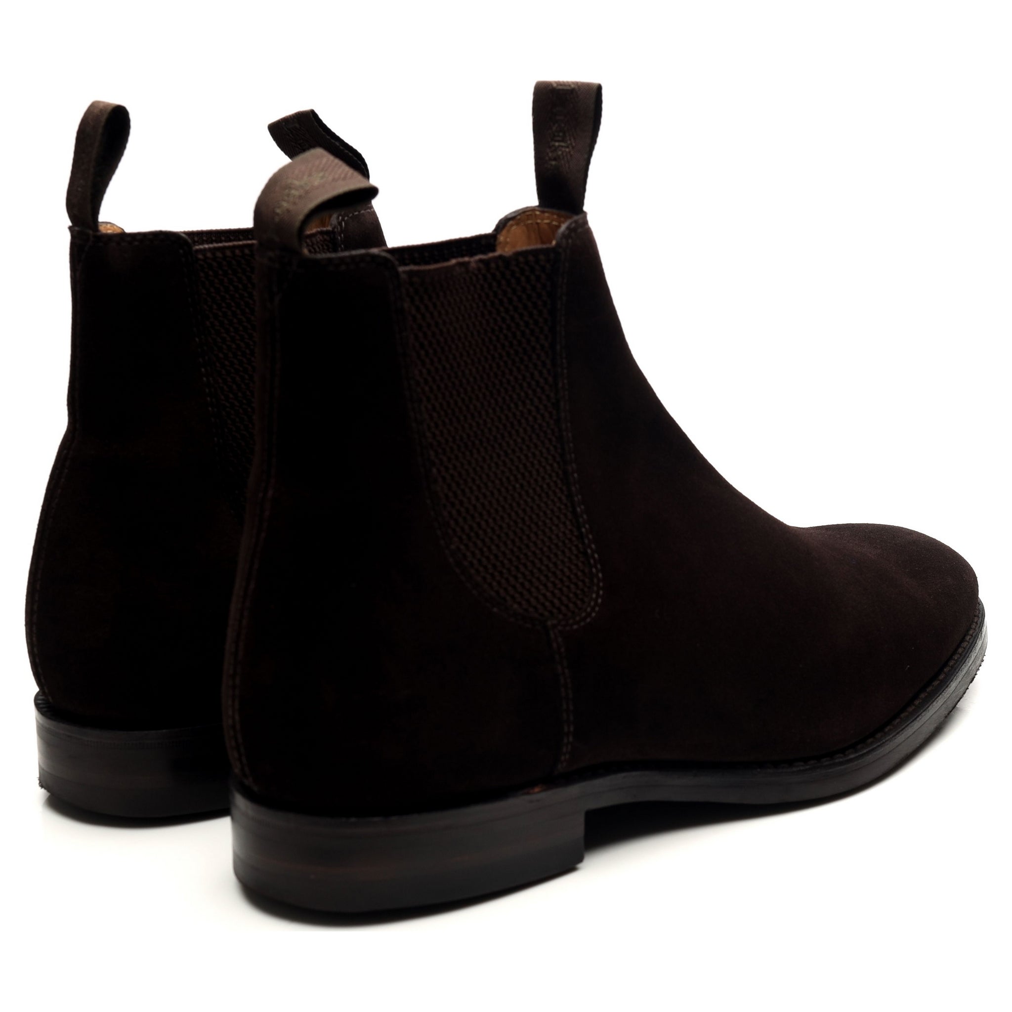 Loake 1880 Chatsworth Boots Chelsea Daim Marron UK 10