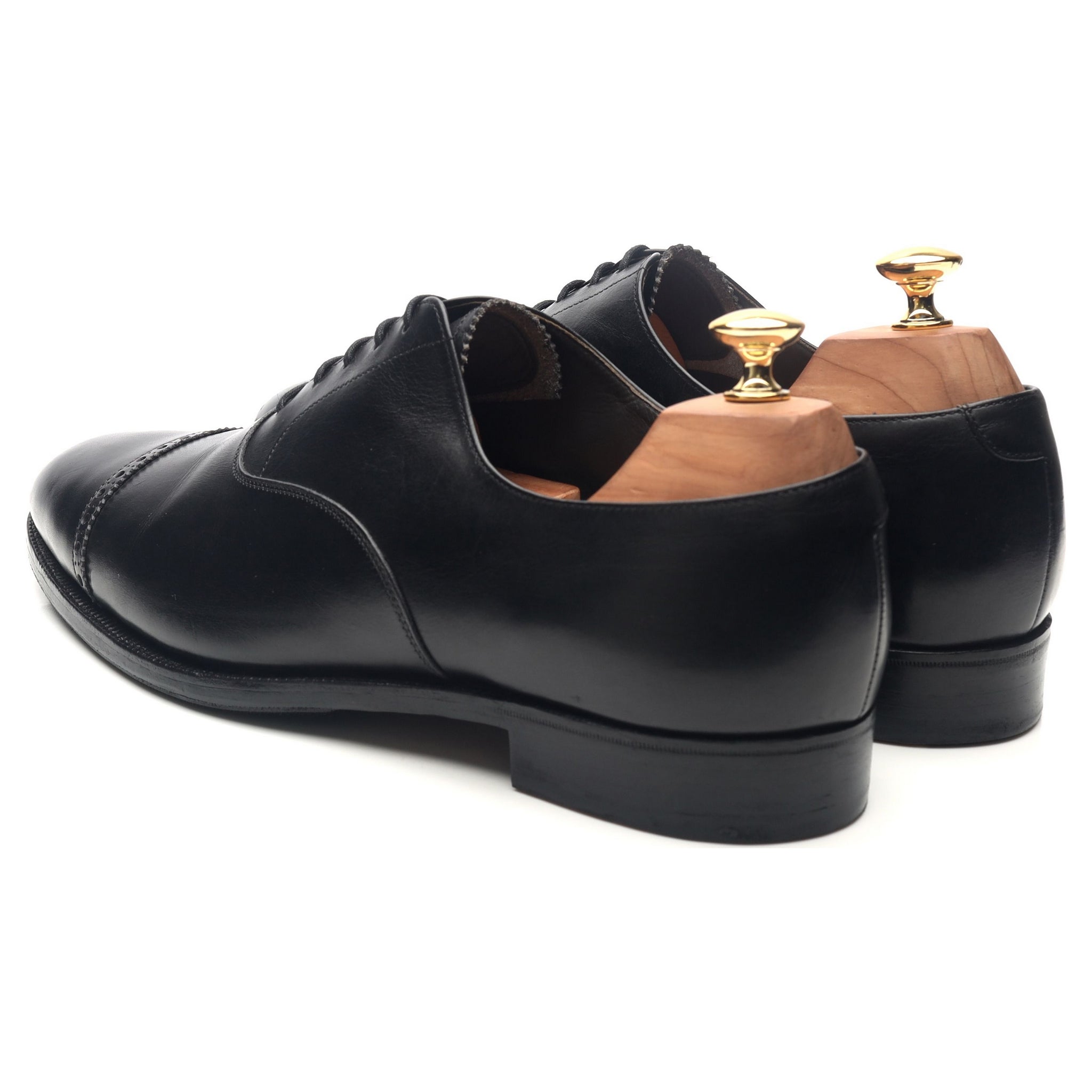 Gordon Scott Putney oxford cuir noir UK 10