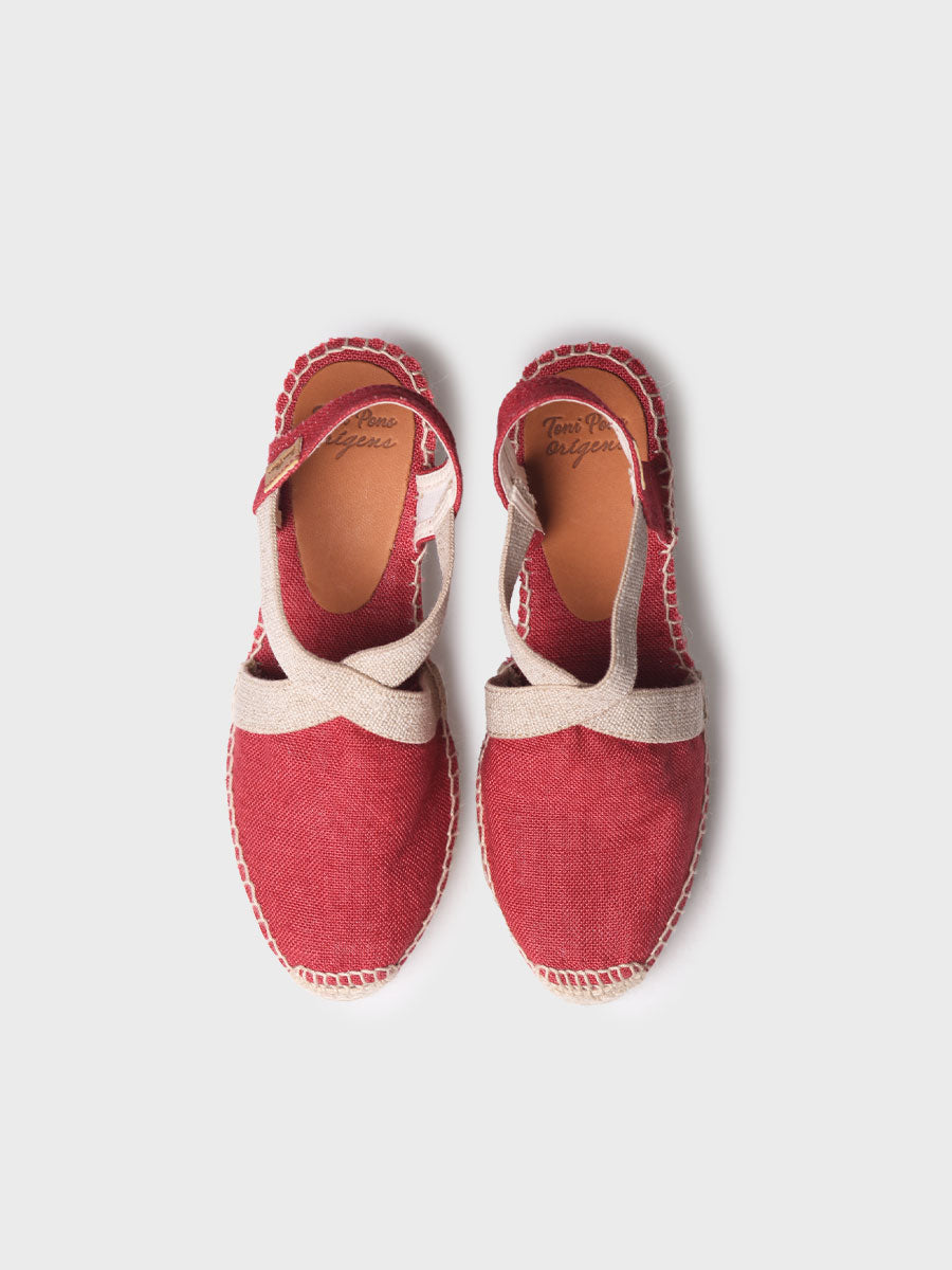 Toni Pons Toda-NT espadrille toile compensée 8 cm