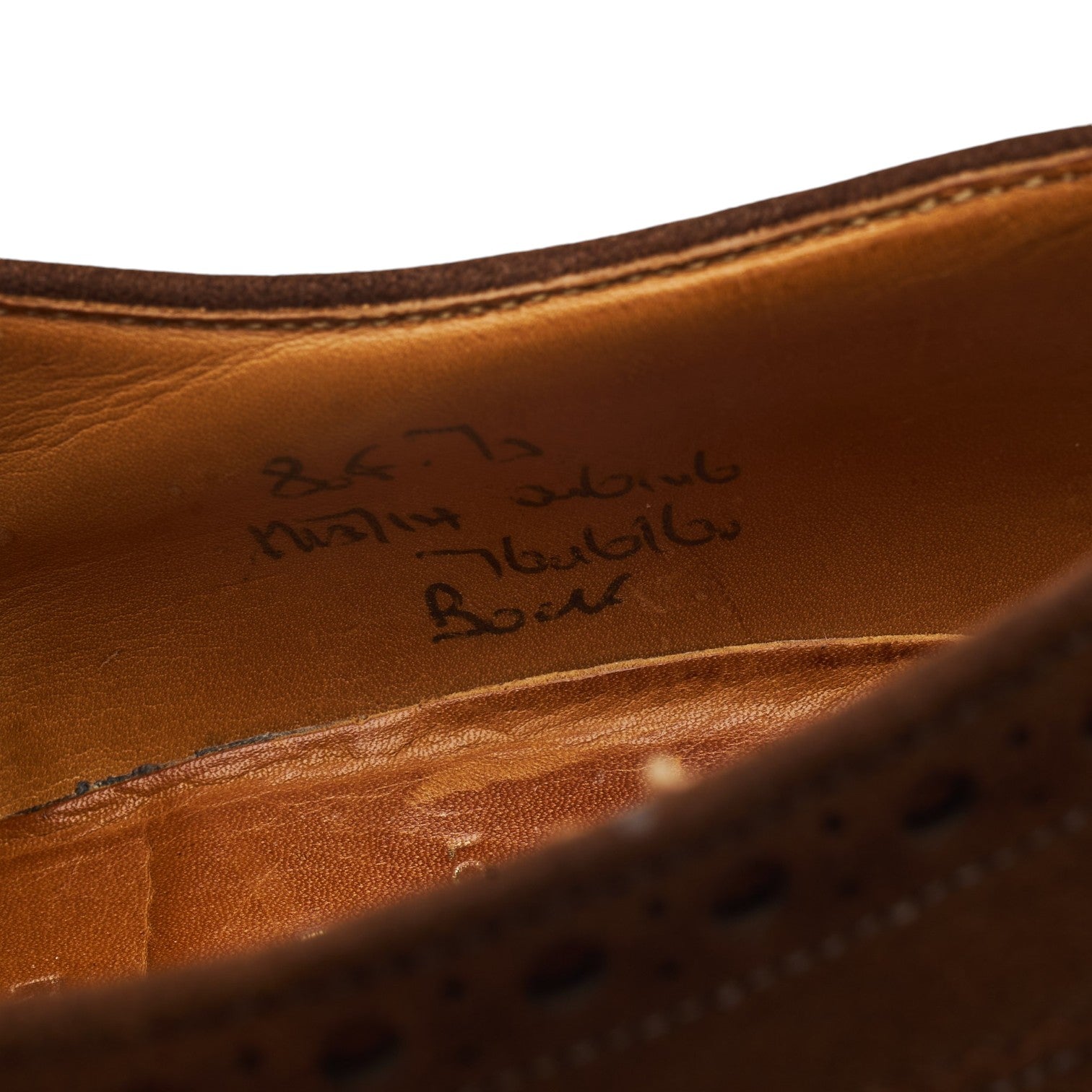 Church's Buck richelieu daim marron UK 8 occasion