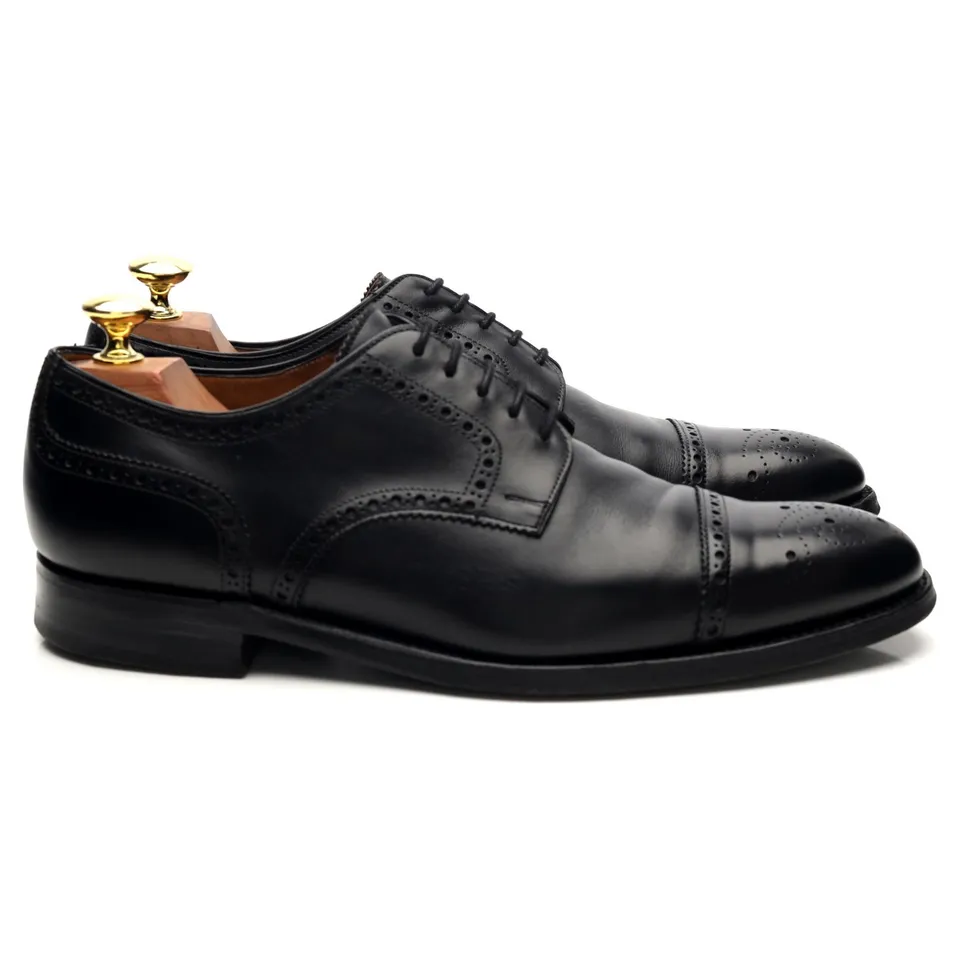 Gieves & Hawkes derby cuir noir 7 UK