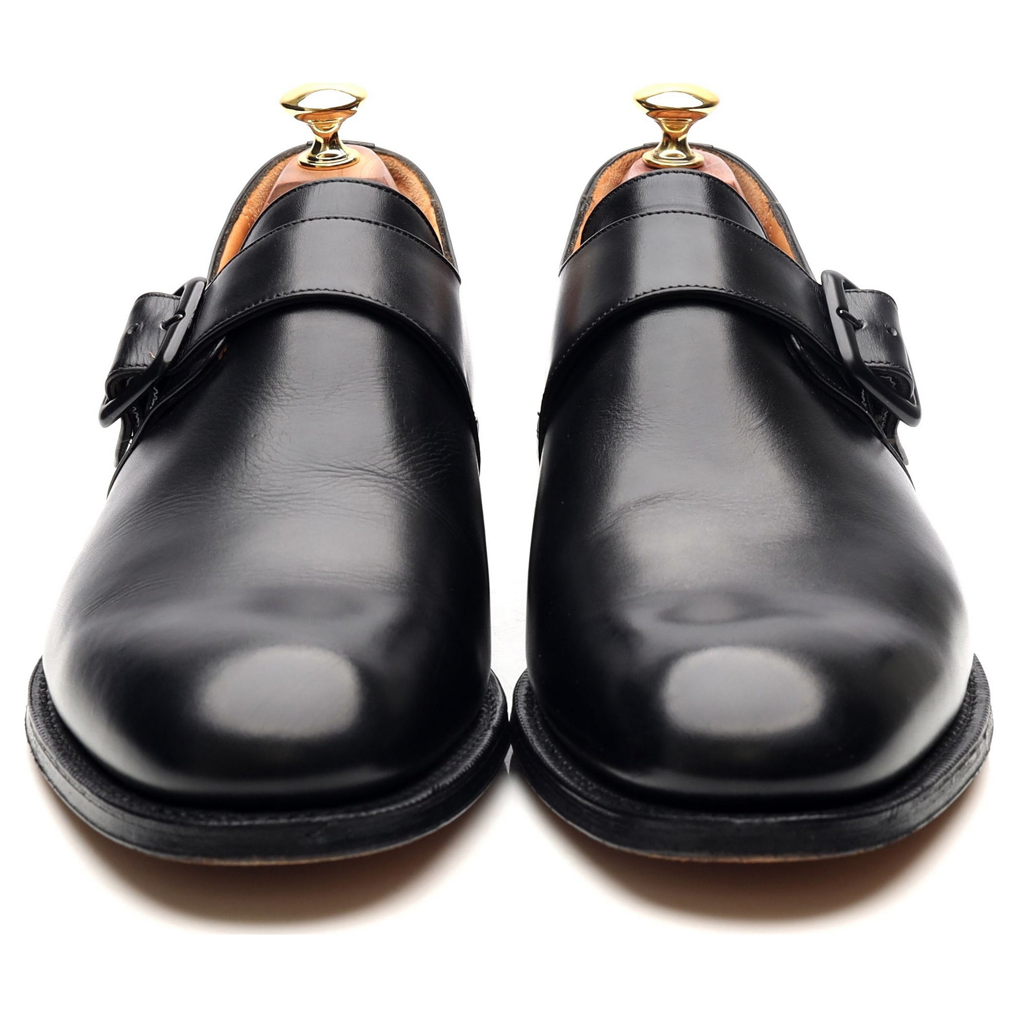 Church's Abington chaussures monk cuir noir UK 9