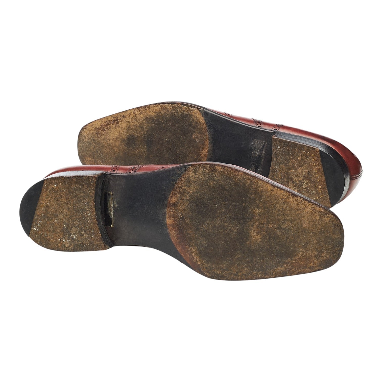 Edward Green Aberdeen derby cuir bordeaux pointure 7.5
