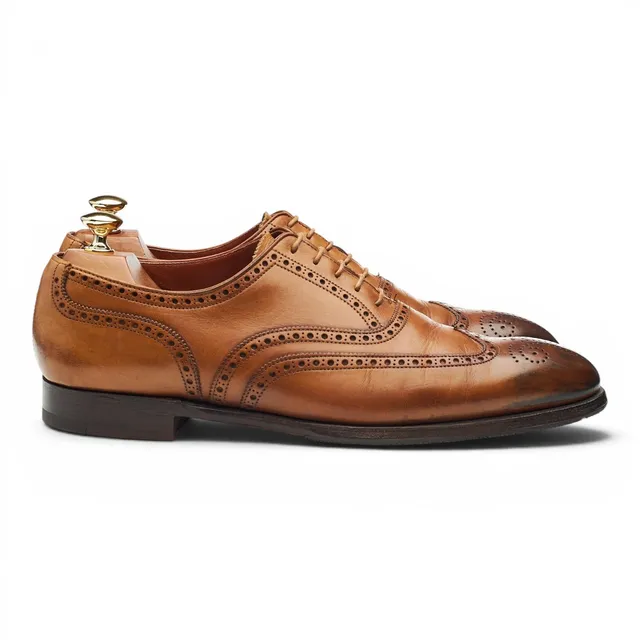 Crockett & Jones Clifford brogues cuir marron pointure 9 UK
