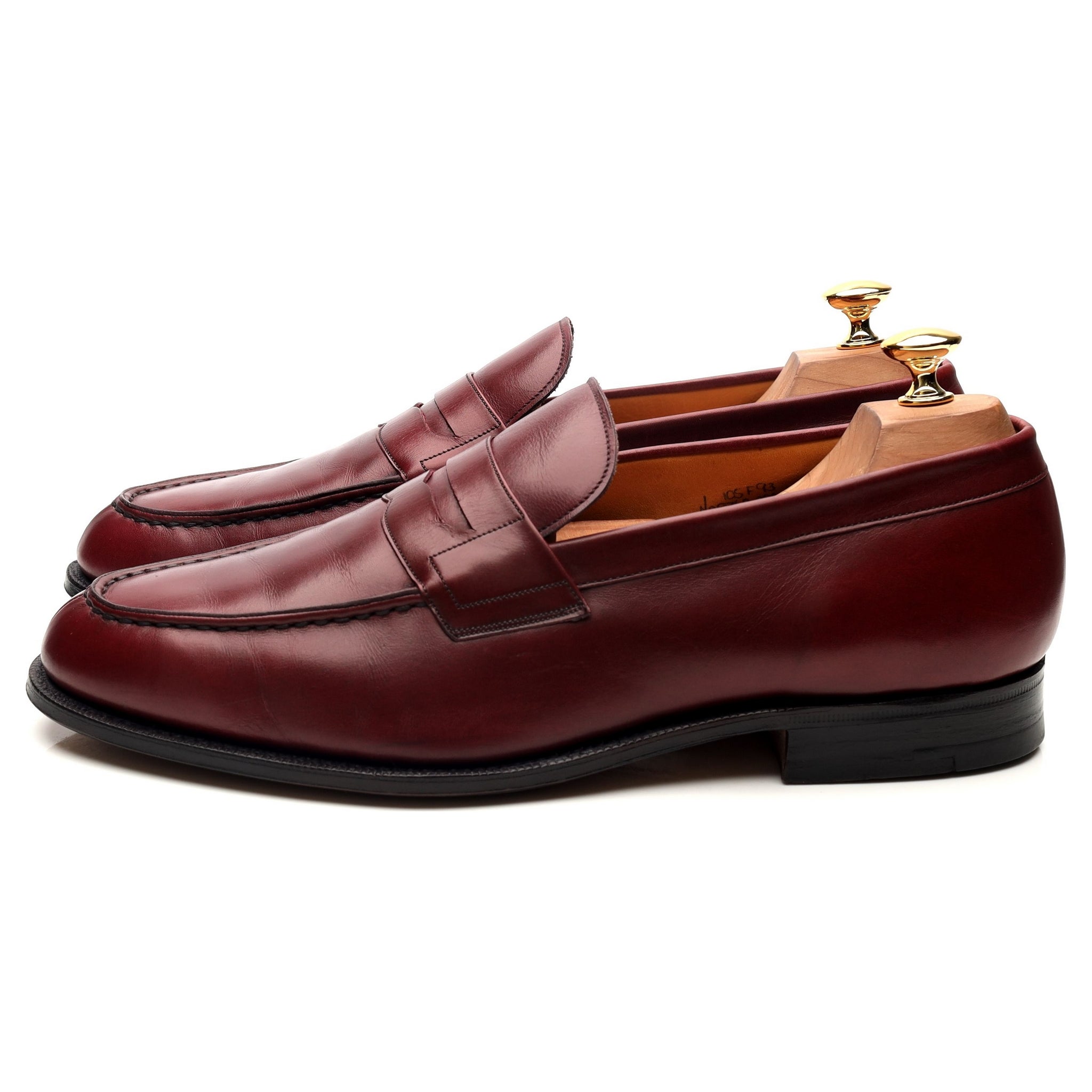 Church's Hilton mocassins cuir bordeaux UK 10,5