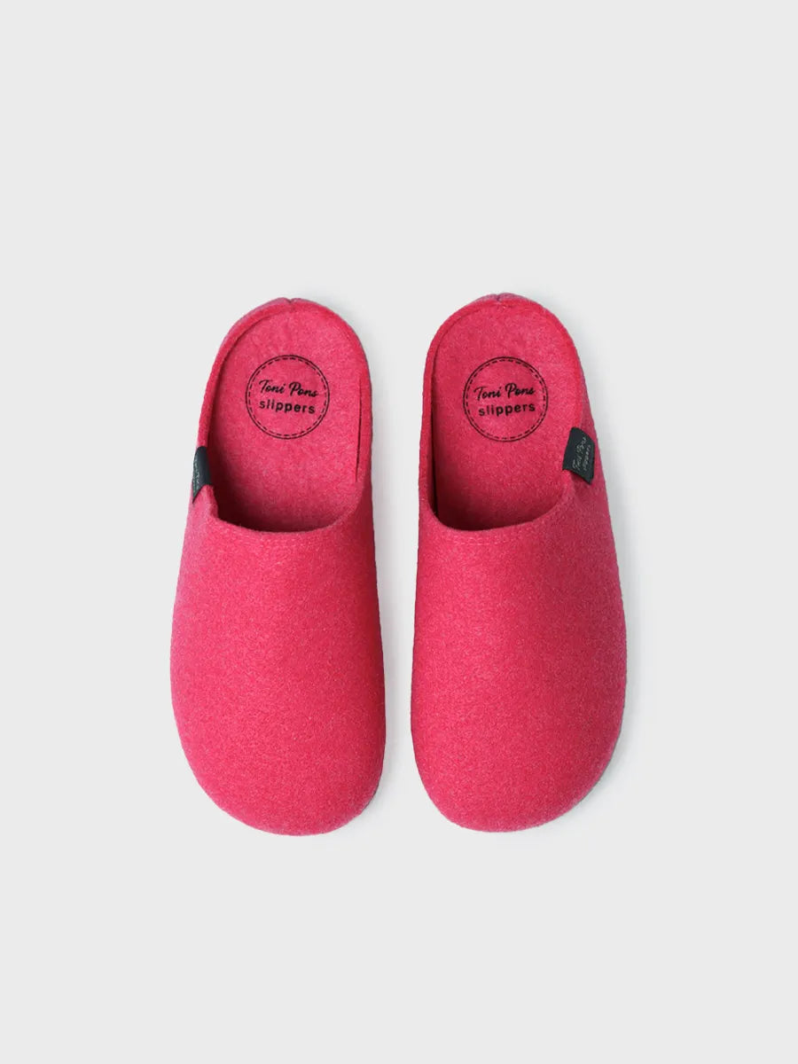 Toni Pons Mona-FR chaussons femme feutre fuchsia
