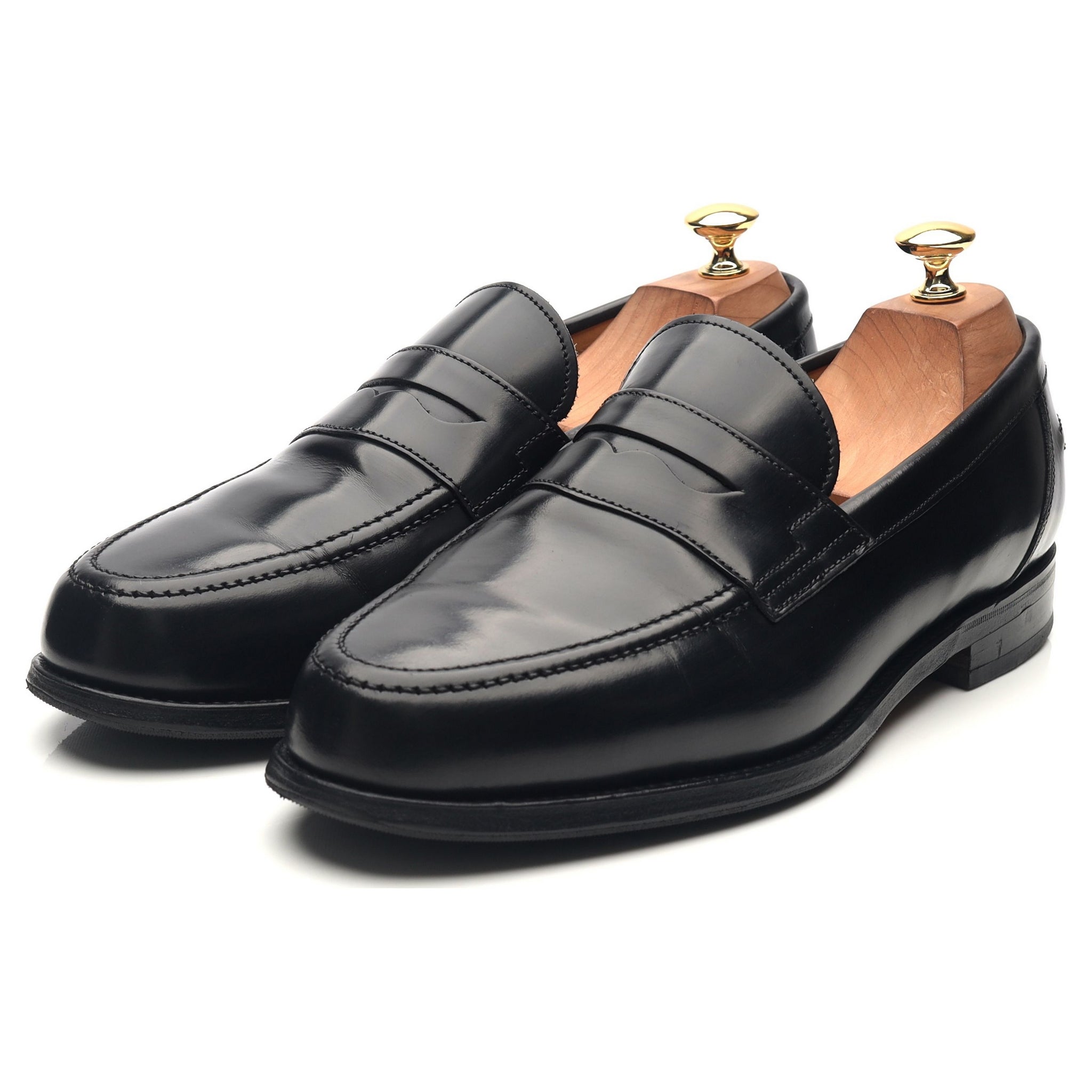 Alfred Sargent Elstree mocassins cuir noir UK 9